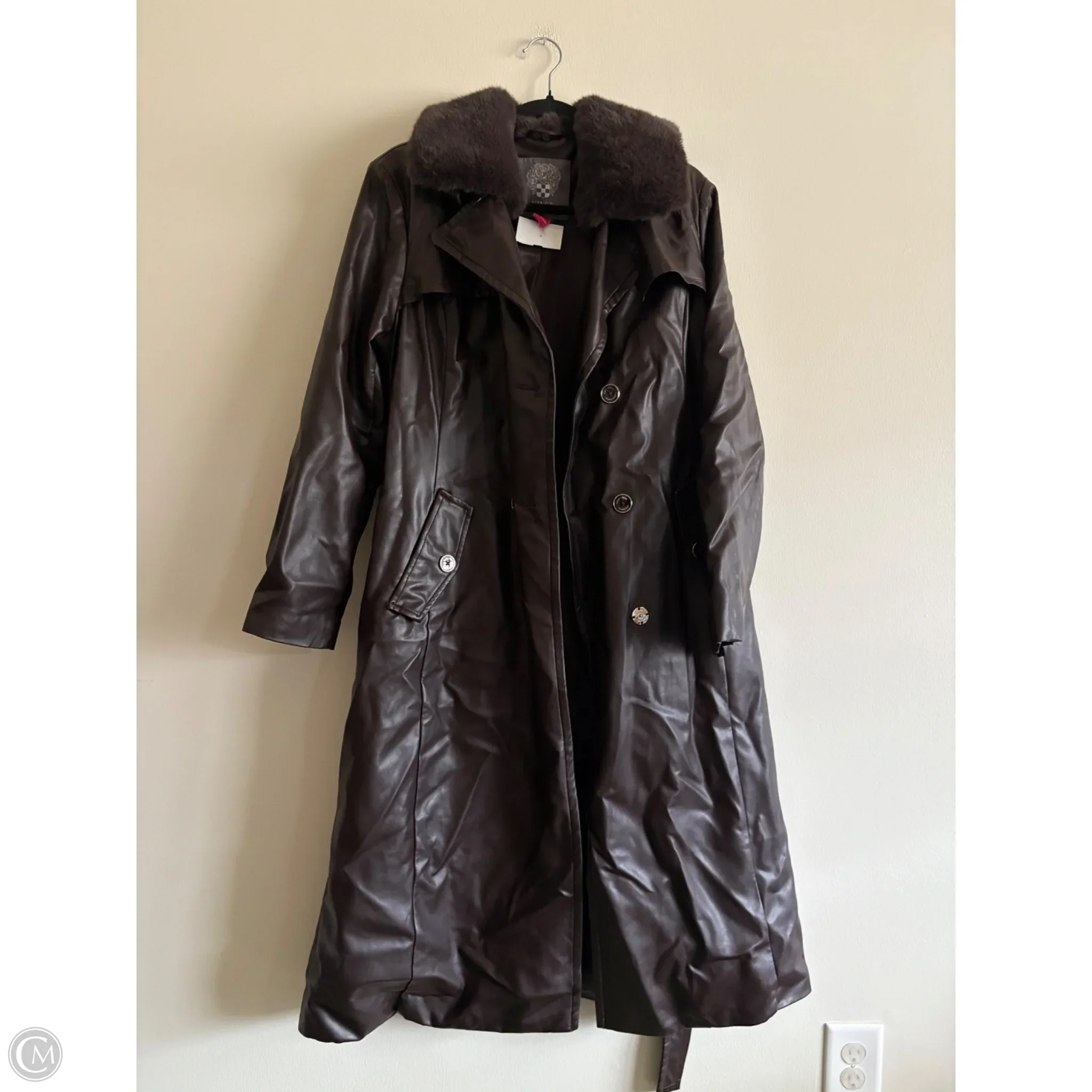 Coat Other By Vince Camuto In Brown, Size: L - Image 1