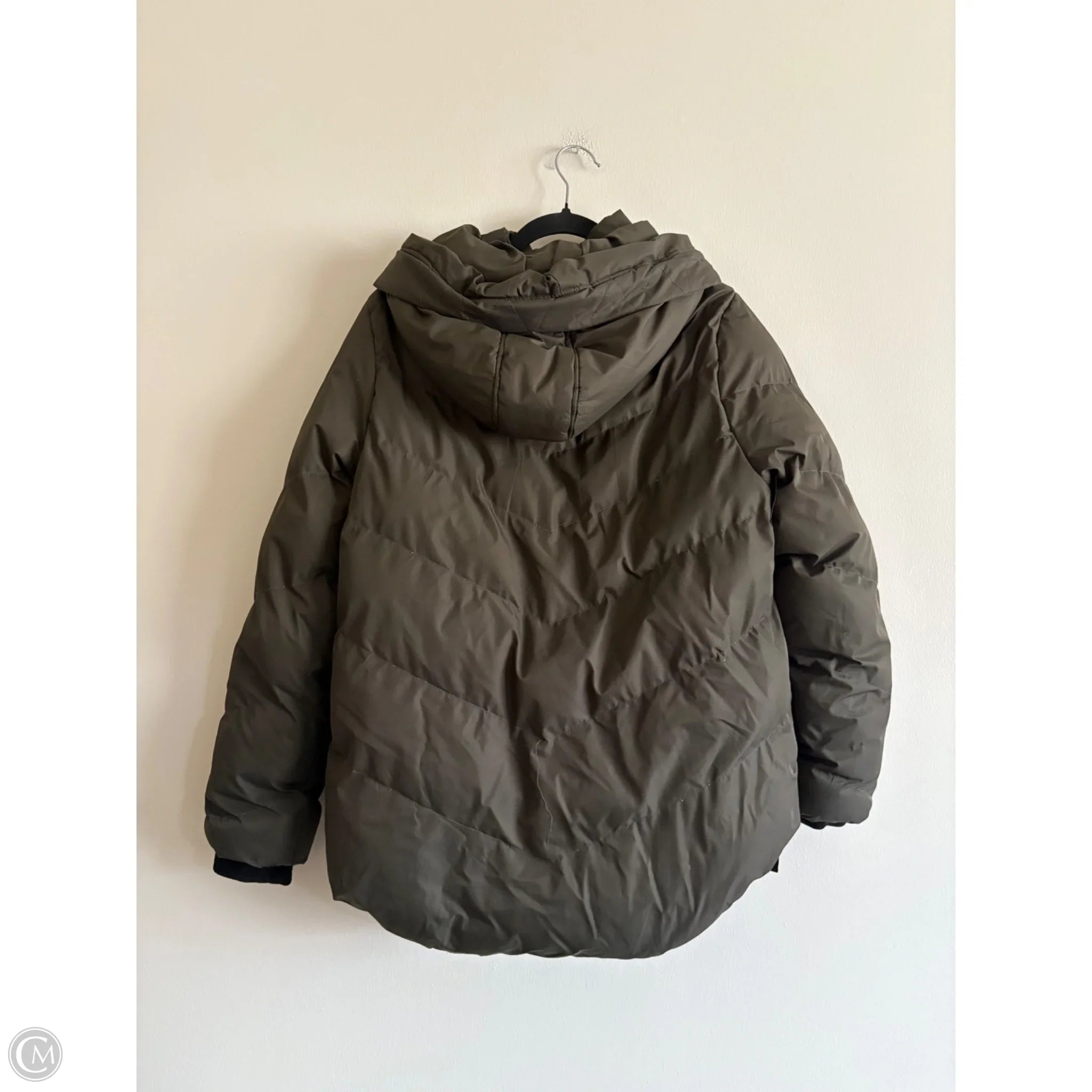Jacket Puffer & Quilted By Saint & Sinner In Green, Size: L - Image 2