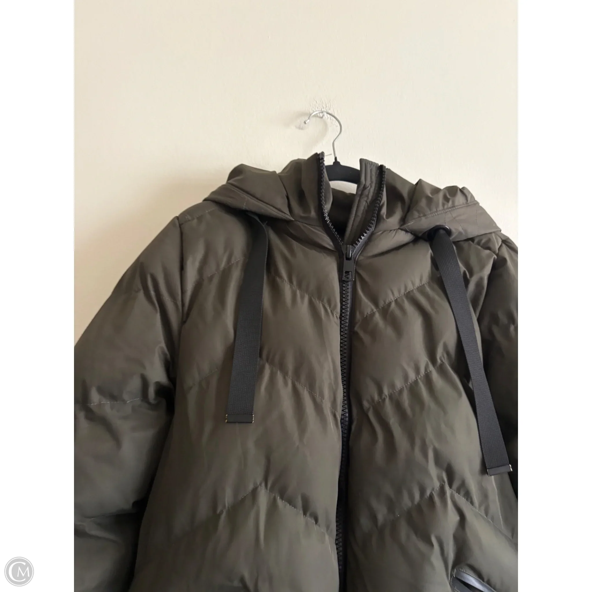 Jacket Puffer & Quilted By Saint & Sinner In Green, Size: L - Image 3