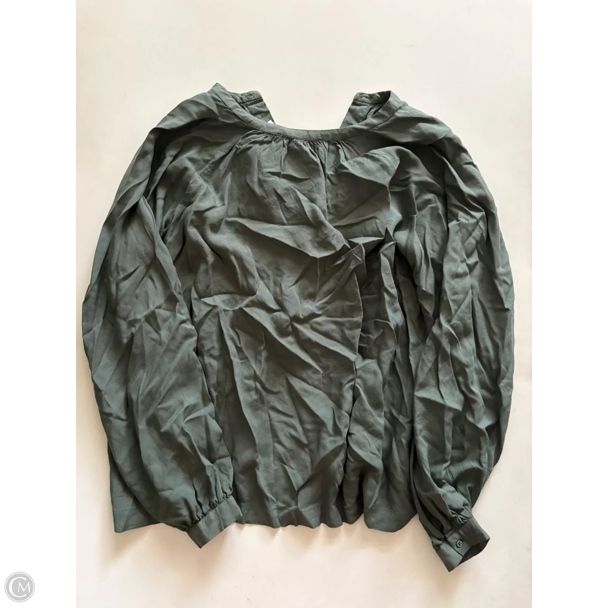 Top Long Sleeve By Able In Green, Size: S - Image 2