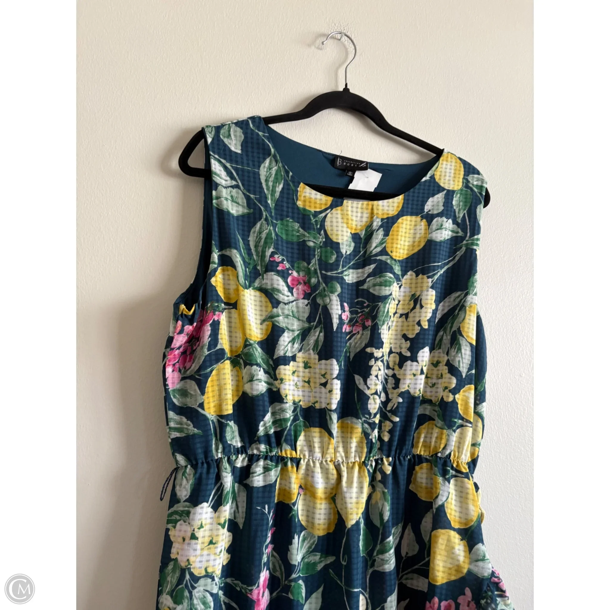 Dress Casual Short By Bobeau In Floral Print, Size: Xl - Image 3