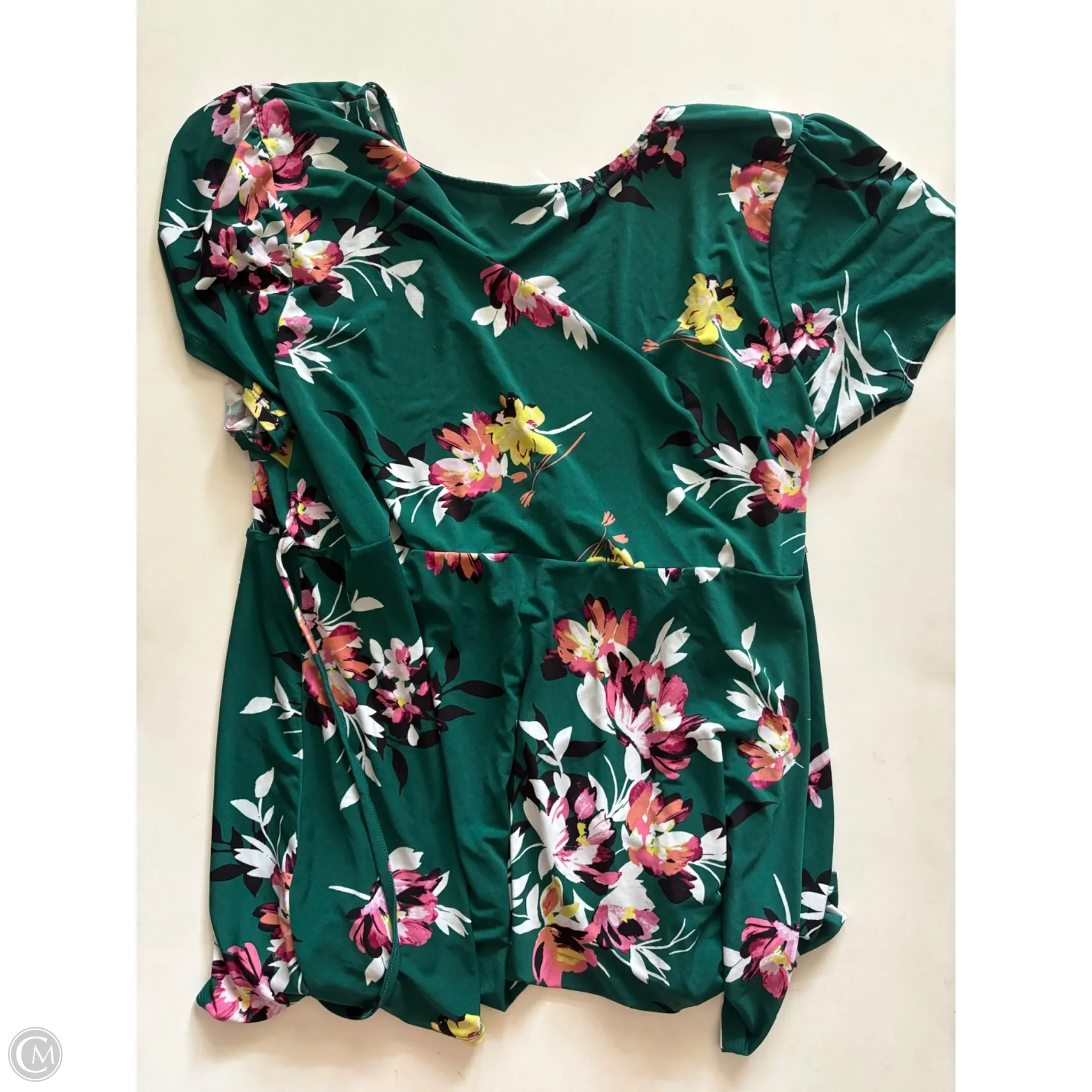 Blouse Long Sleeve By Torrid In Green, Size: 3x - Image 2