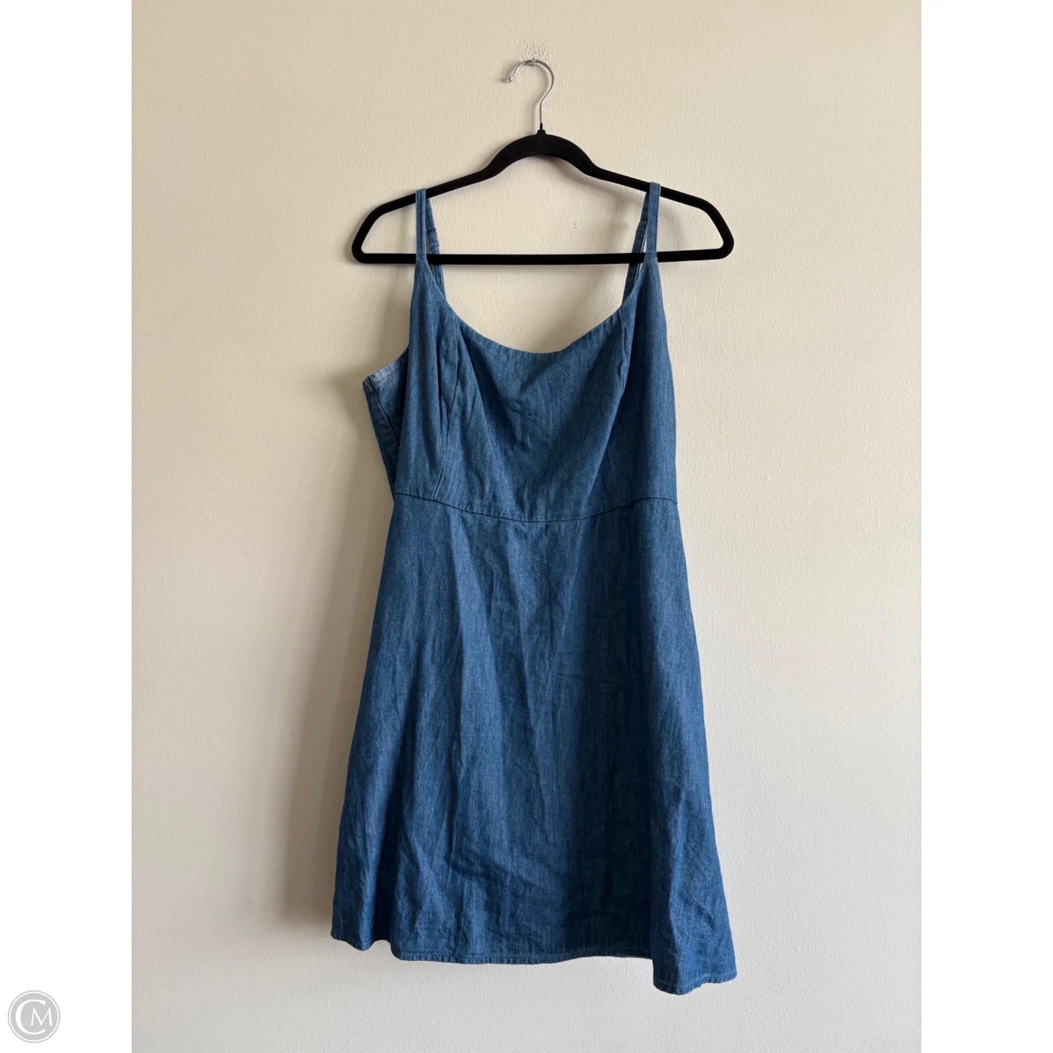 Dress Casual Midi By Old Navy In Blue, Size: Xl - Image 1