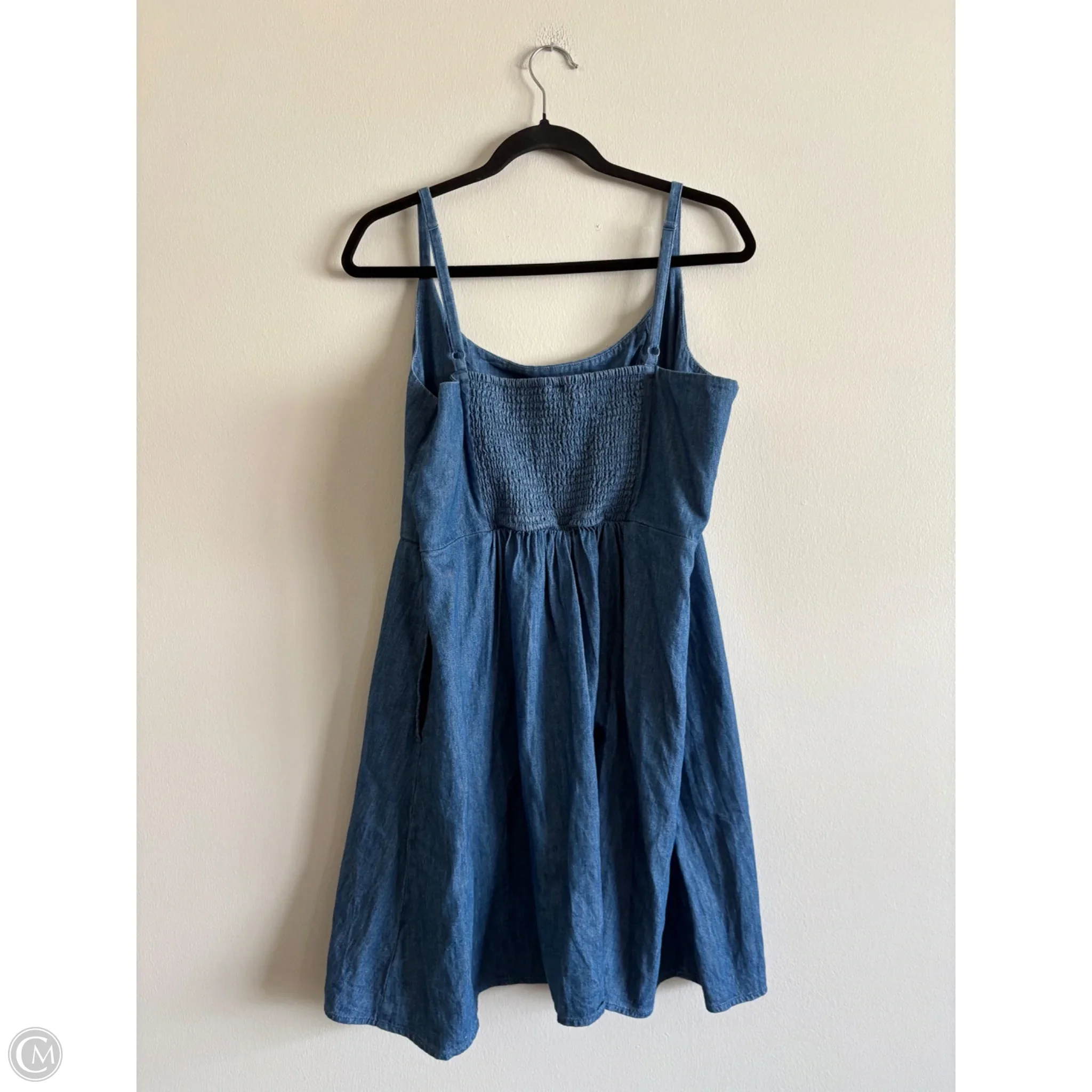 Dress Casual Midi By Old Navy In Blue, Size: Xl - Image 2