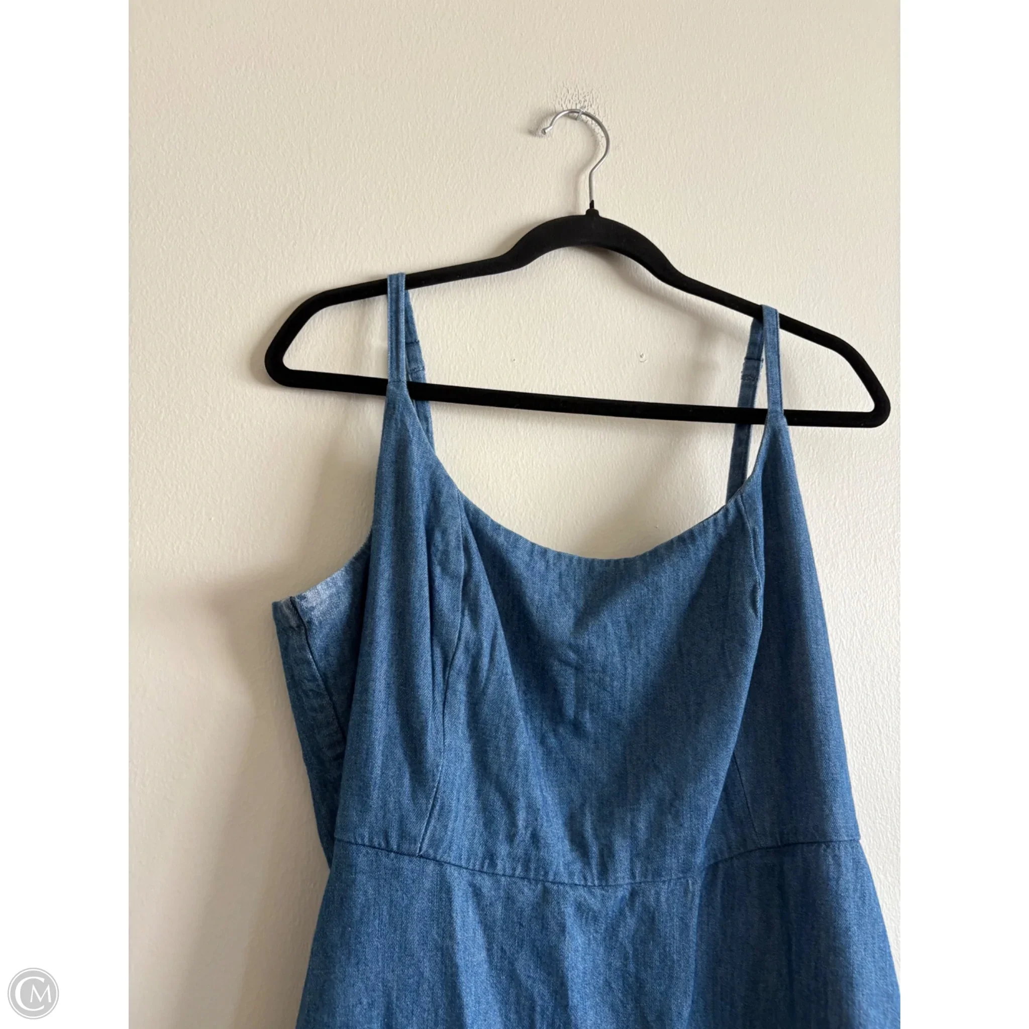 Dress Casual Midi By Old Navy In Blue, Size: Xl - Image 3