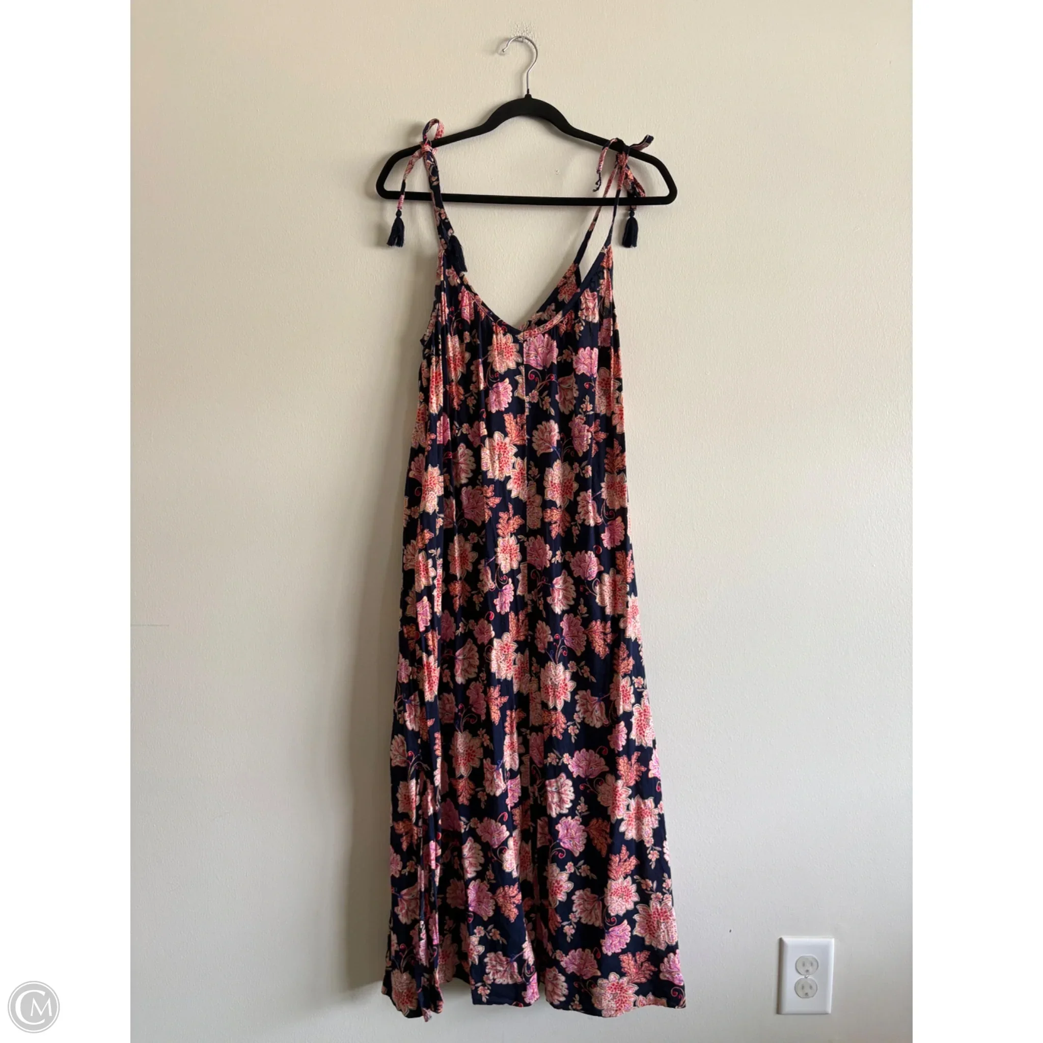 Dress Casual Midi By Old Navy In Floral Print, Size: Xs - Image 1