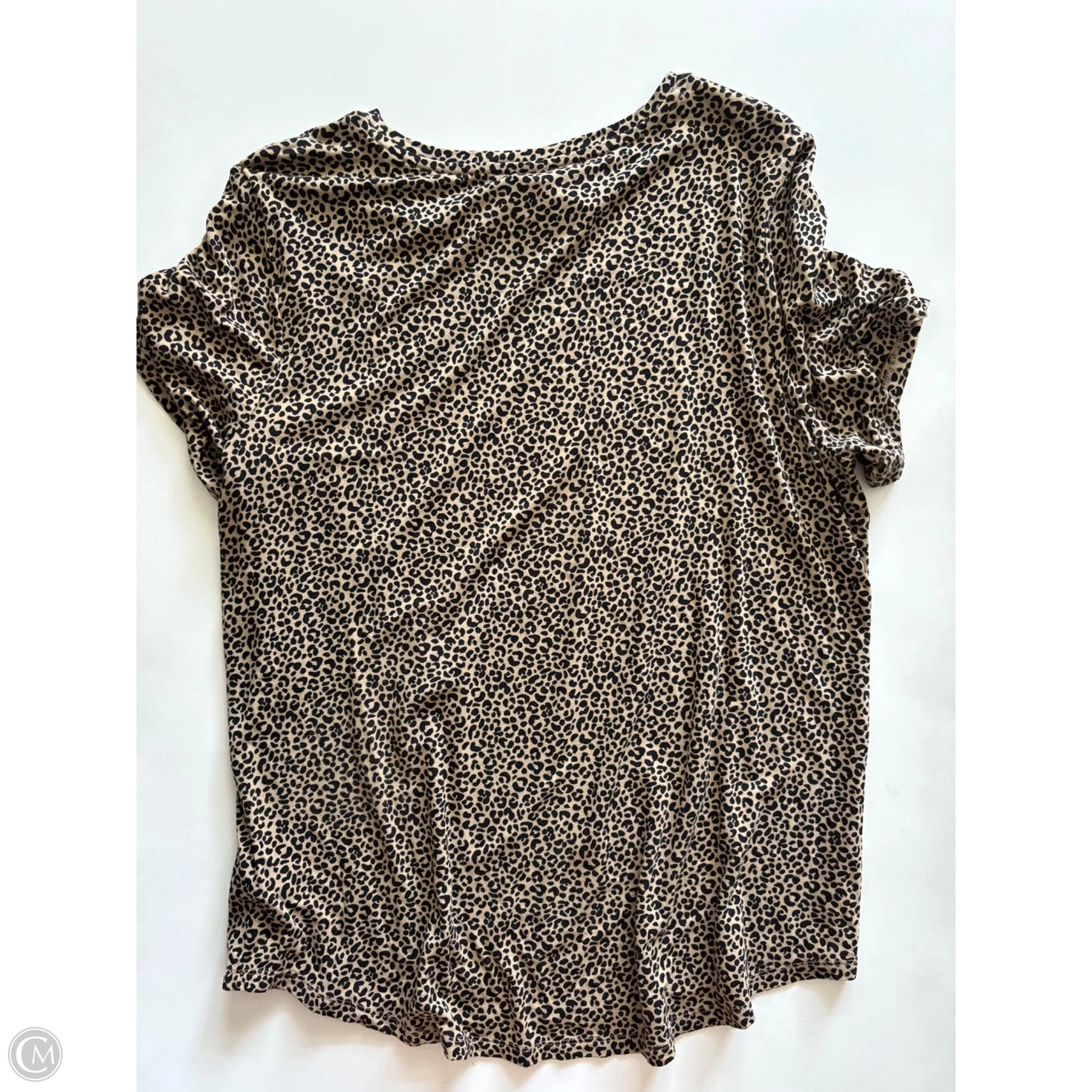 Top Short Sleeve By Old Navy In Animal Print, Size: Xl - Image 2