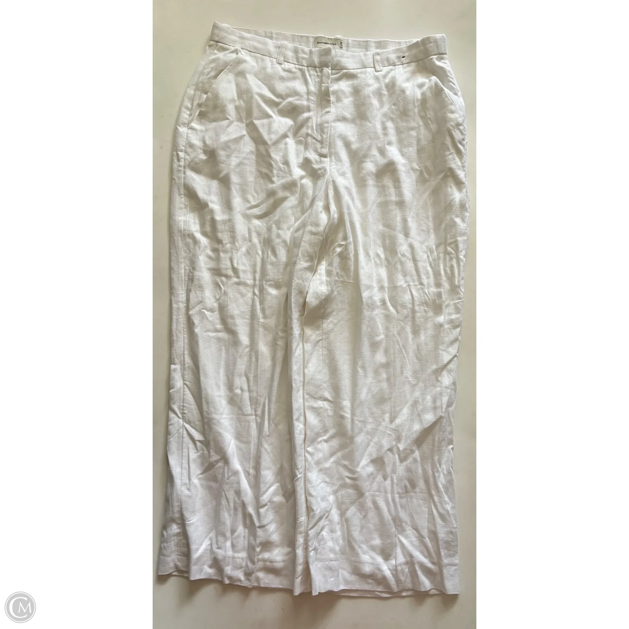 Pants Dress By Abercrombie And Fitch In White, Size: 14 - Image 1