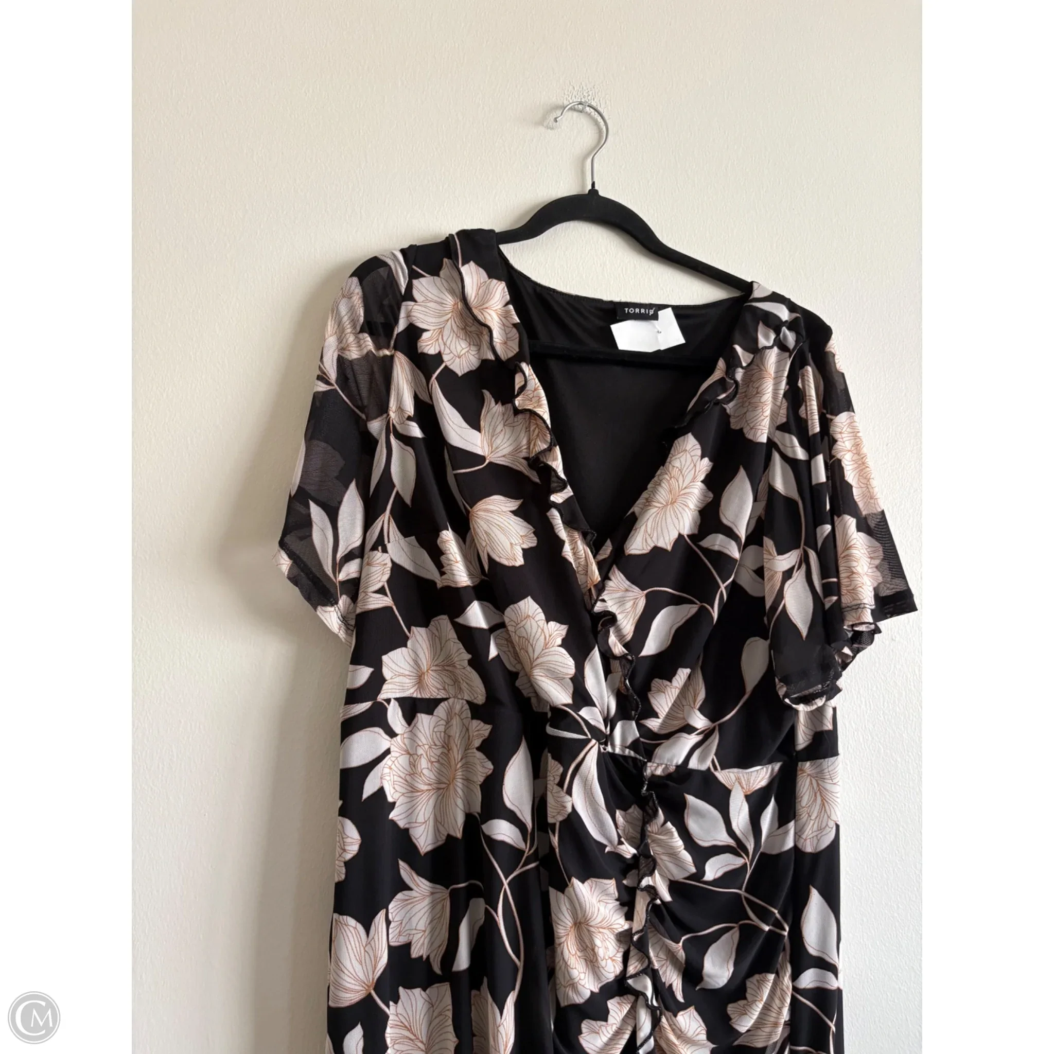 Dress Casual Midi By Torrid In Floral Print, Size: 3x - Image 3