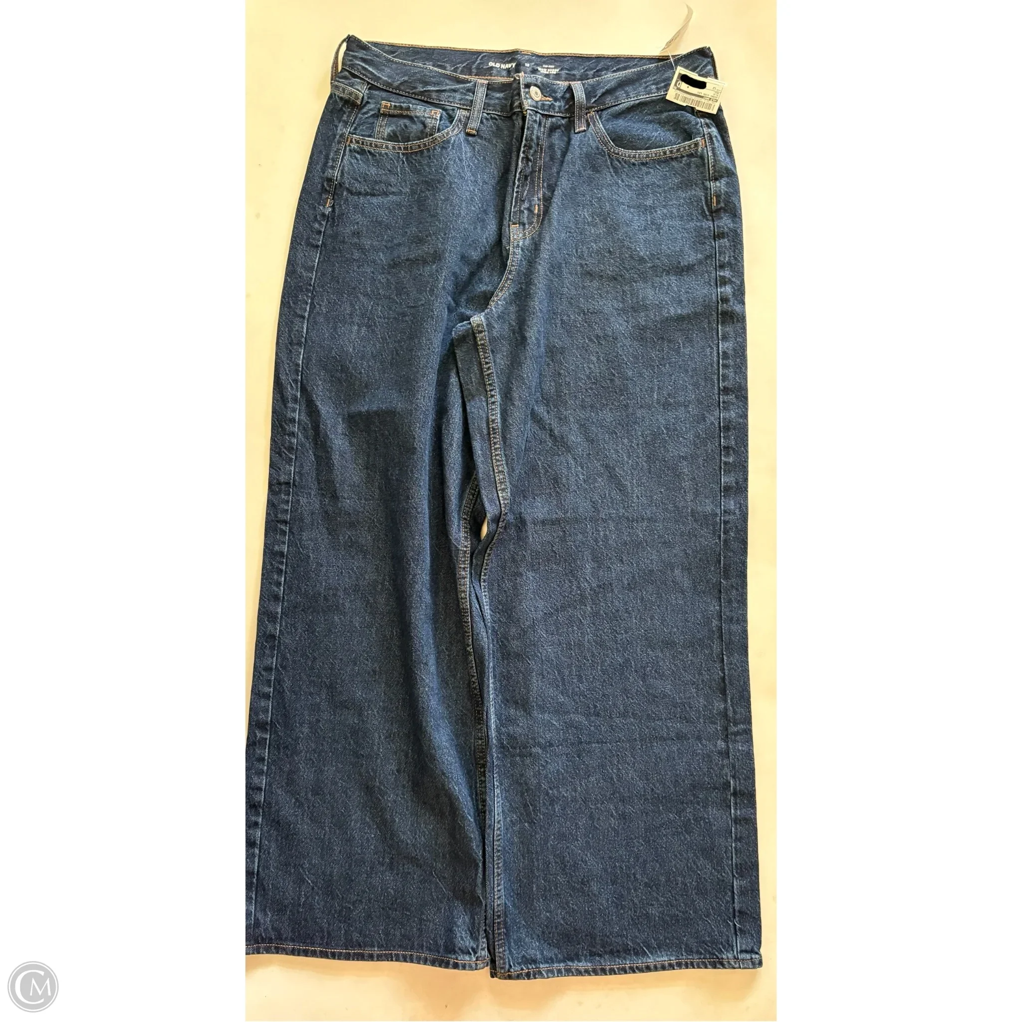 Jeans Wide Leg By Old Navy In Blue, Size: 12 - Image 1