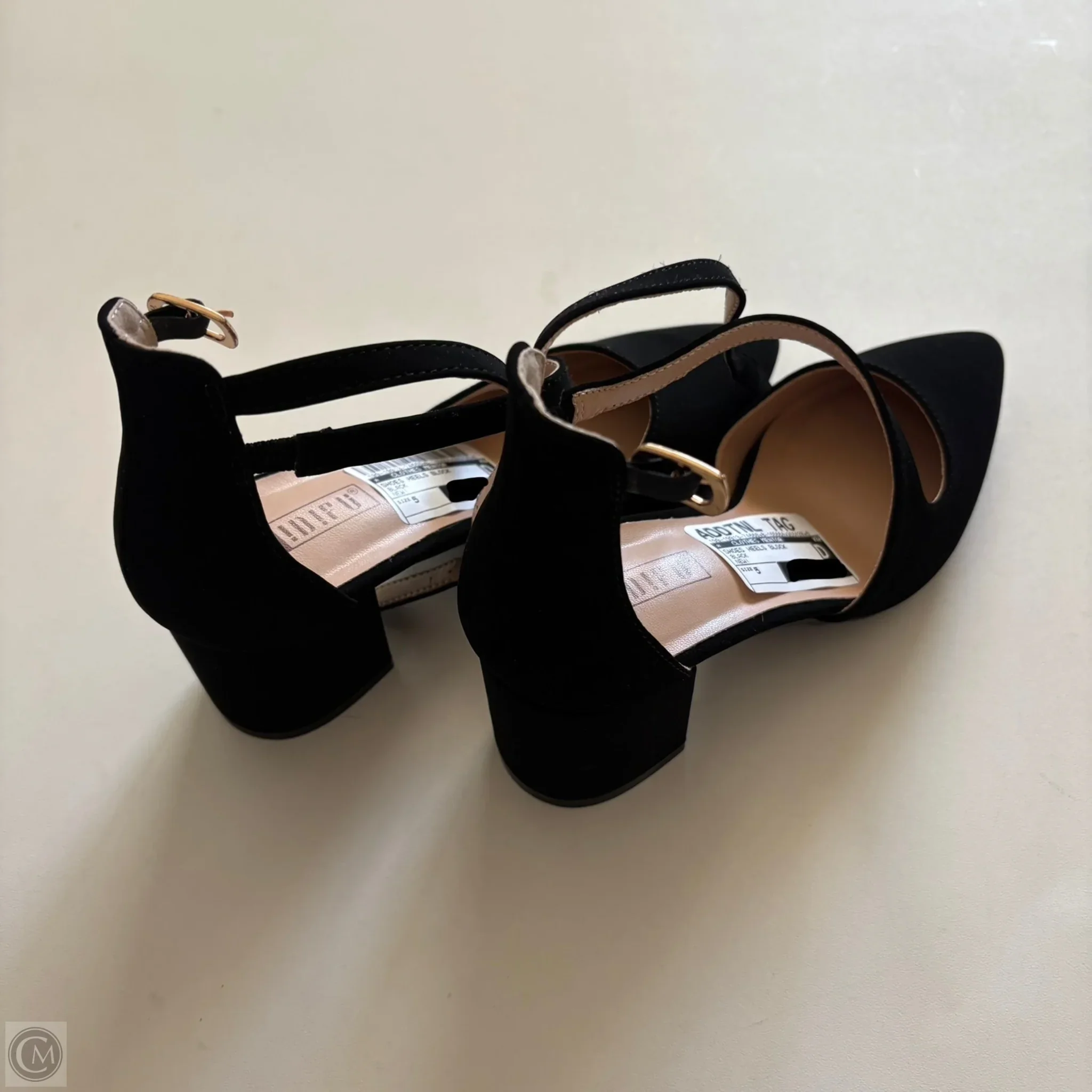 Shoes Heels Block By Clothes Mentor In Black, Size: 5 - Image 2