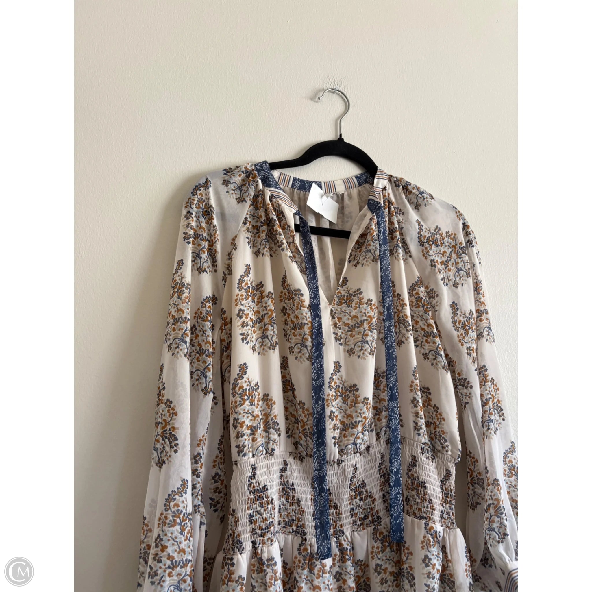 Dress Casual Midi By Lucky Brand In Floral Print, Size: S - Image 3
