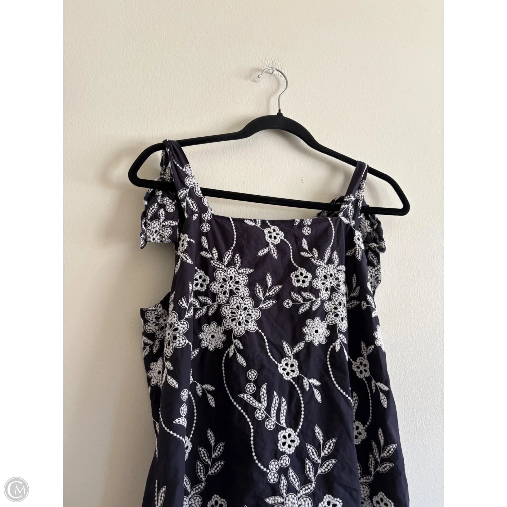 Dress Casual Midi By Loft In Navy, Size: 8 - Image 3