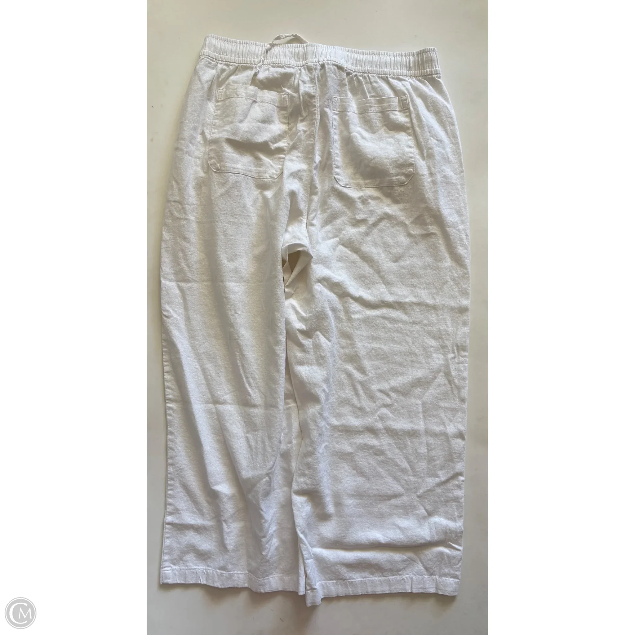 Pants Linen By Old Navy In White, Size: L - Image 2