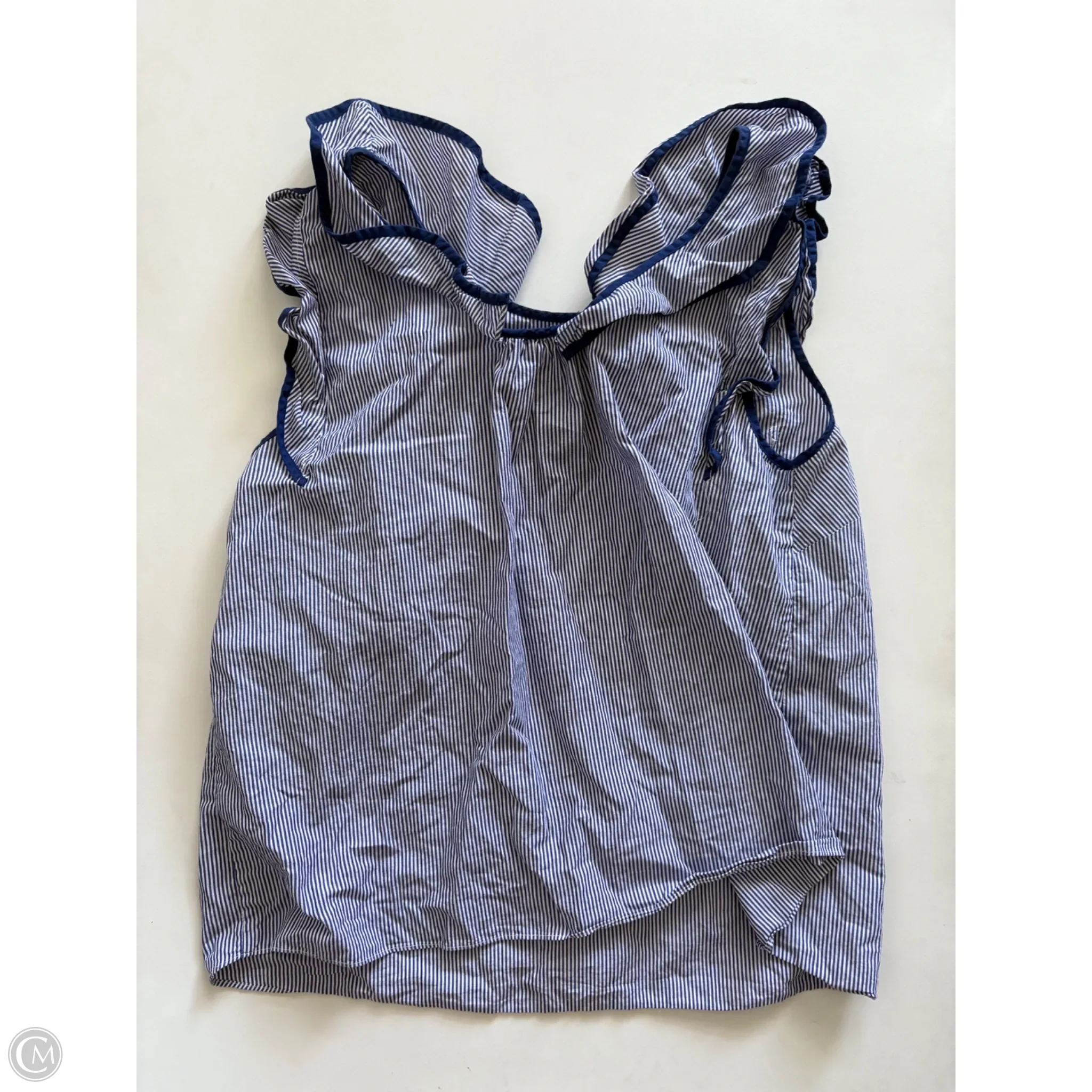 Top Sleeveless By Crown And Ivy In Striped Pattern, Size: M - Image 2