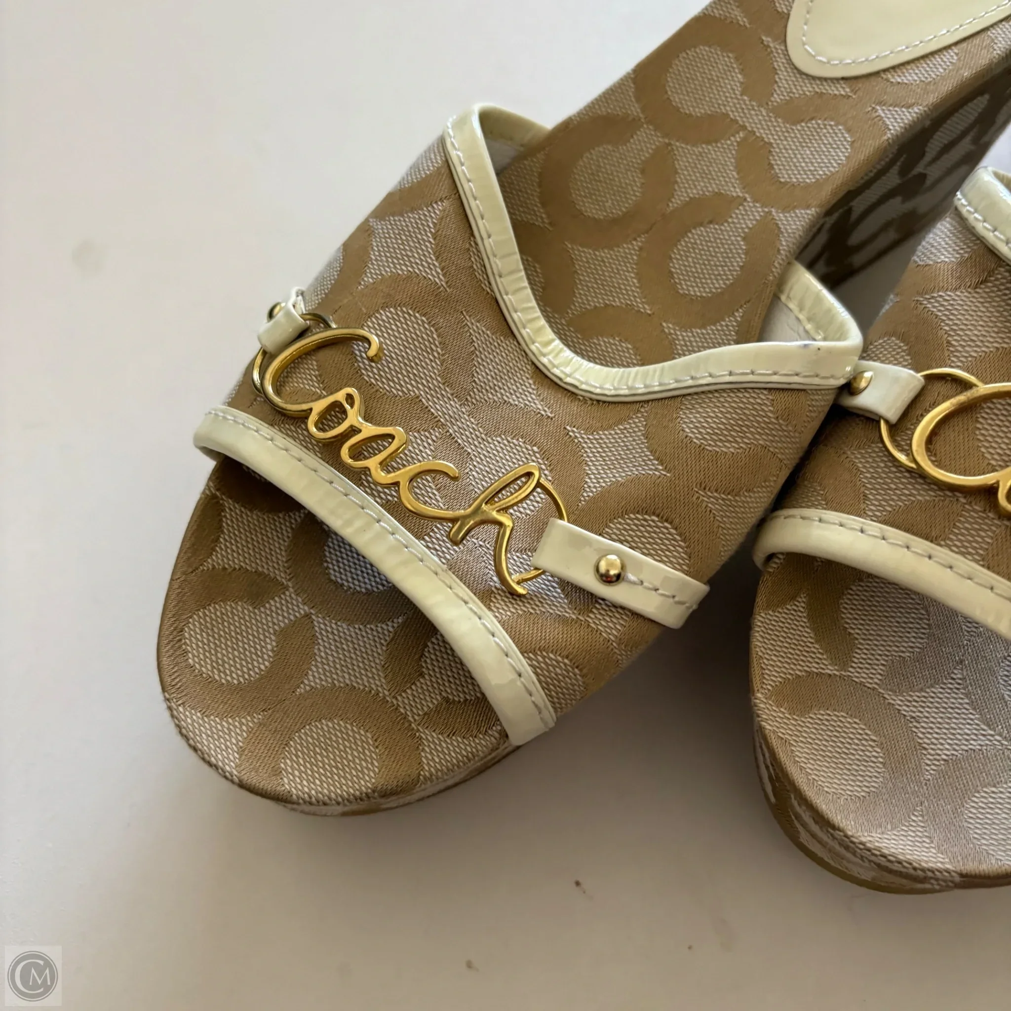 Shoes Designer By Coach In Tan, Size: 10 - Image 3