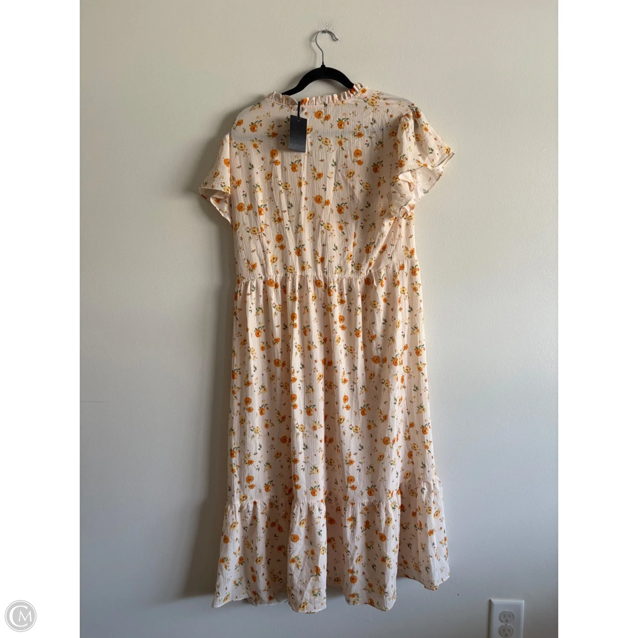 Dress Casual Maxi By Crimson In Yellow, Size: Xl - Image 2