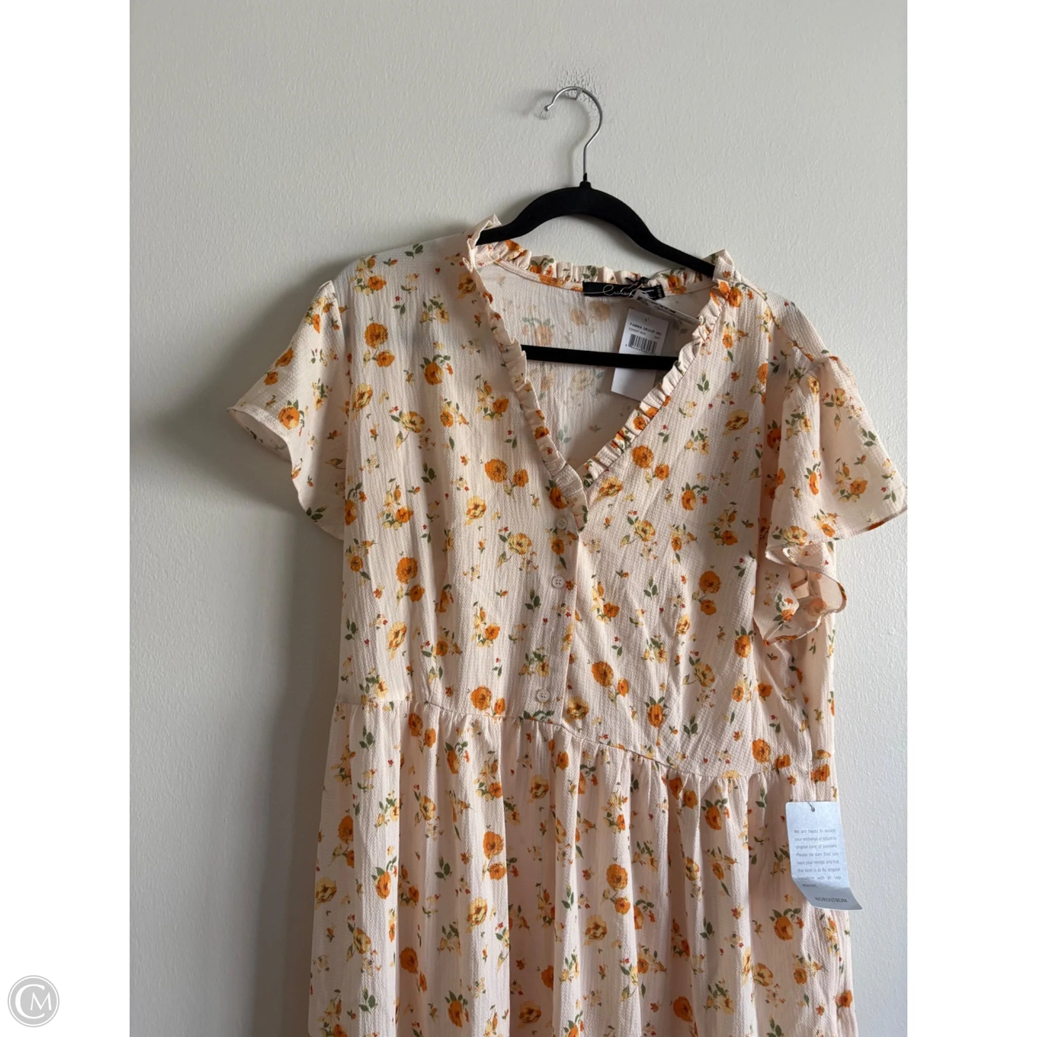 Dress Casual Maxi By Crimson In Yellow, Size: Xl - Image 3