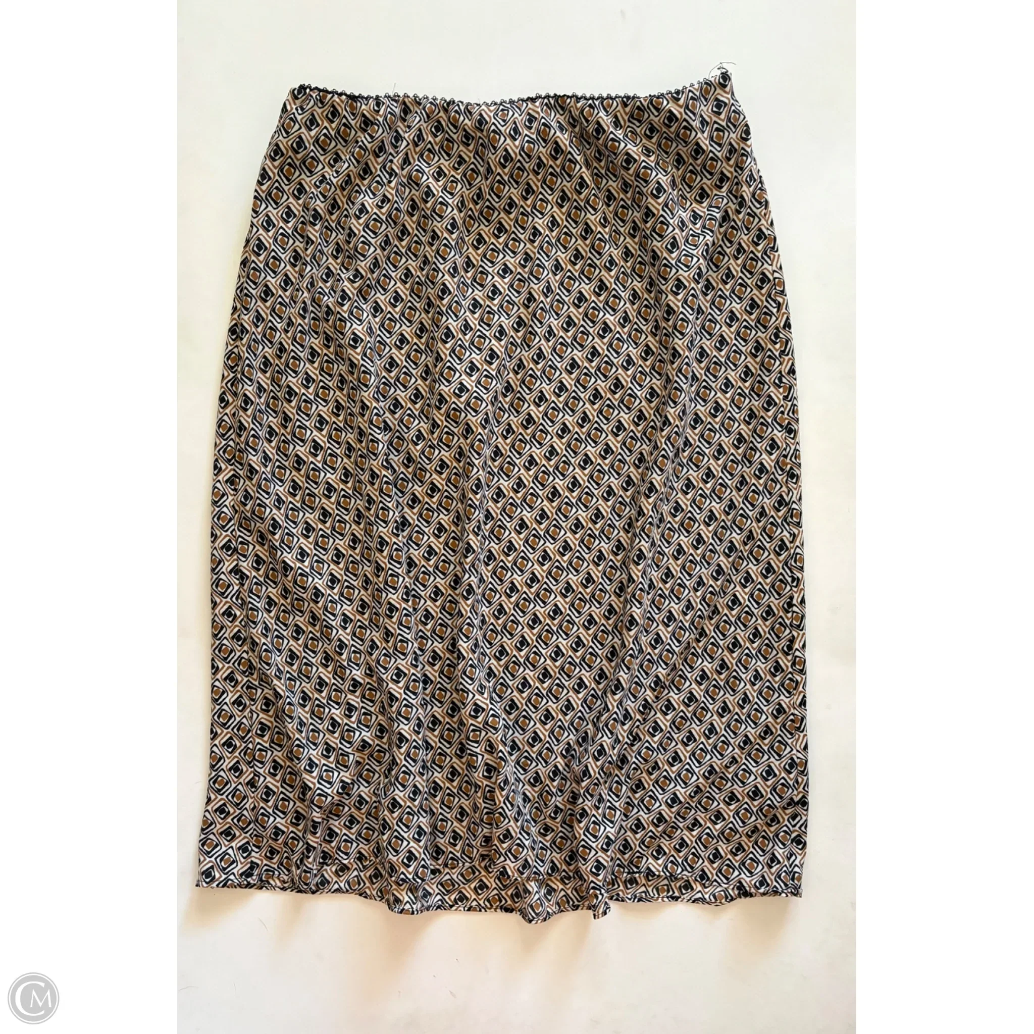 Skirt Maxi By Max Studio In Brown & Tan, Size: Xl - Image 1