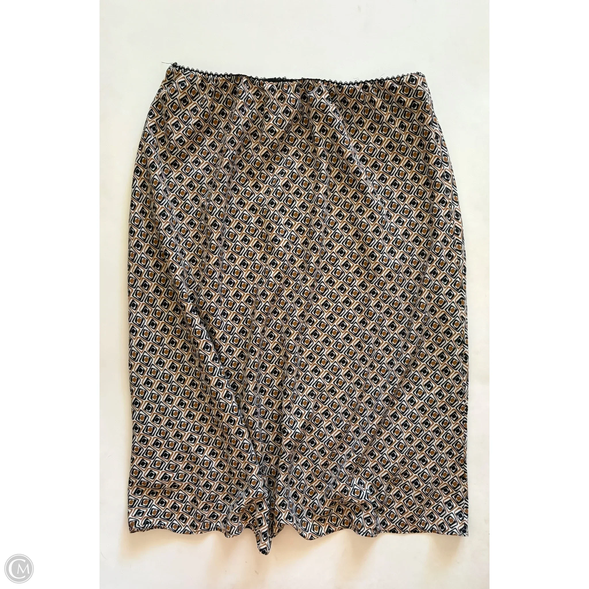 Skirt Maxi By Max Studio In Brown & Tan, Size: Xl - Image 2