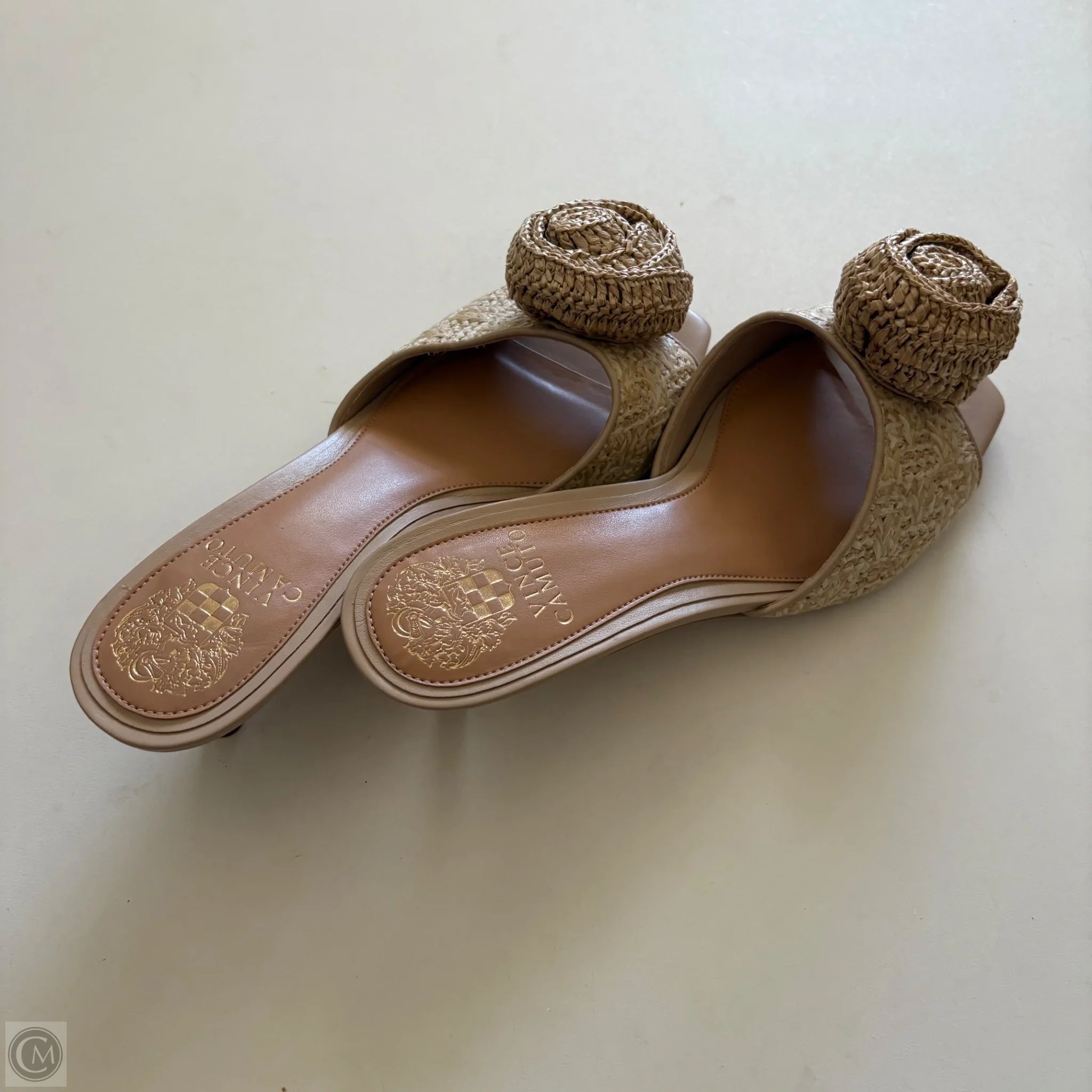 Sandals Heels Kitten By Vince Camuto In Tan, Size: 7 - Image 2