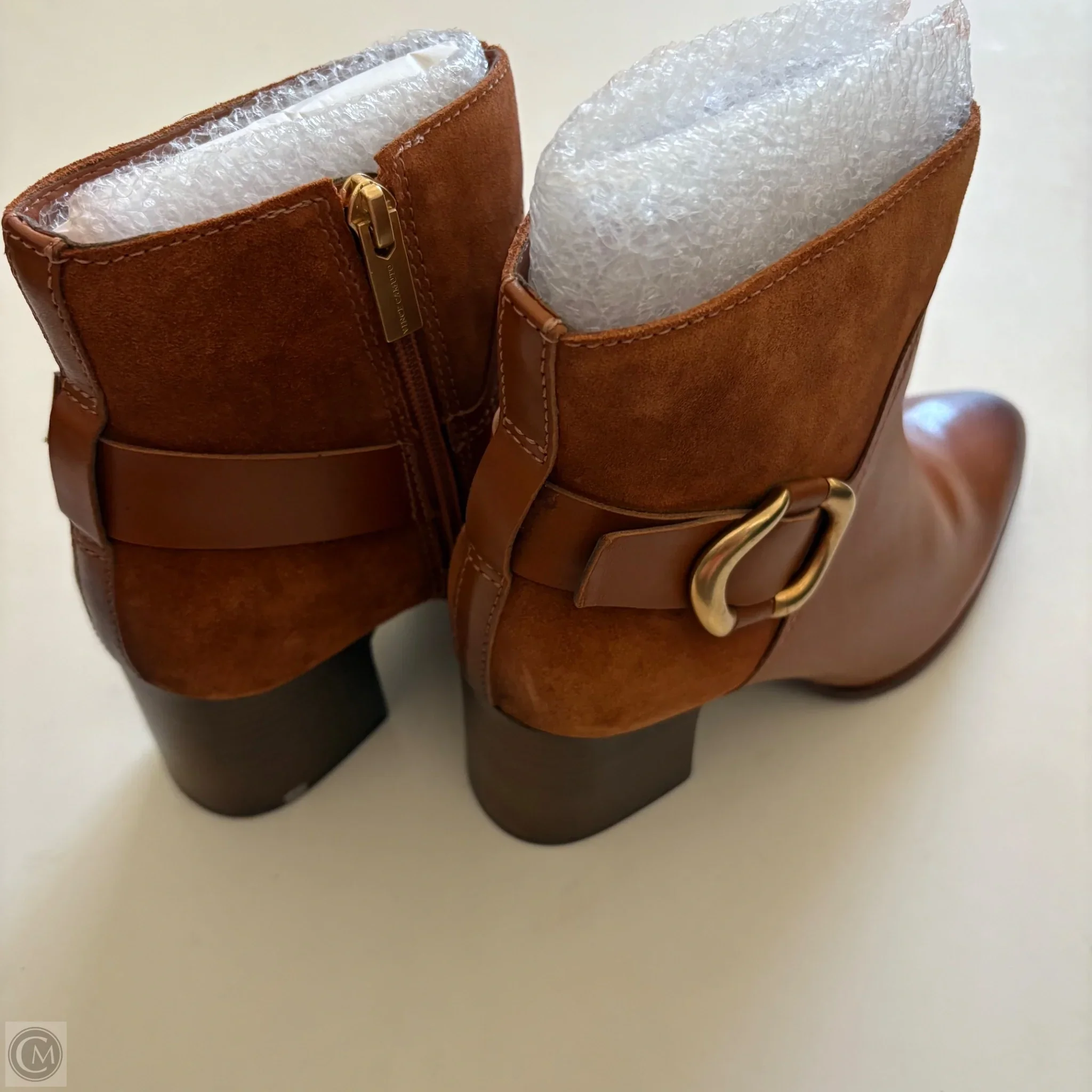Boots Ankle Heels By Vince Camuto In Brown, Size: 7 - Image 2