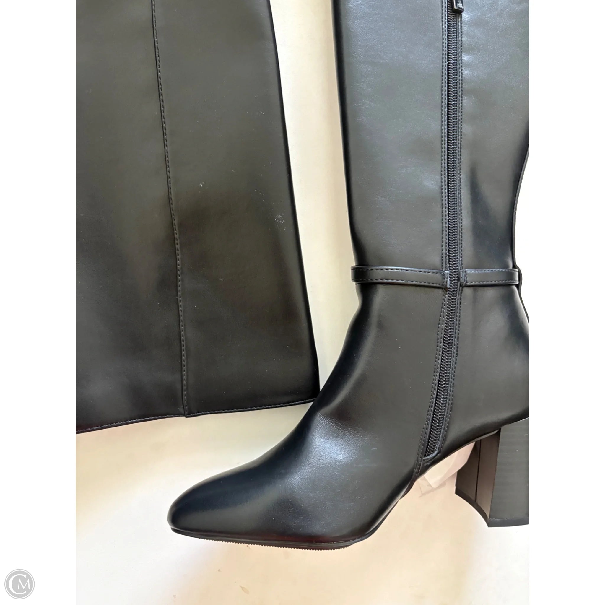 Boots Knee Heels By Anne Klein In Black, Size: 7 - Image 2