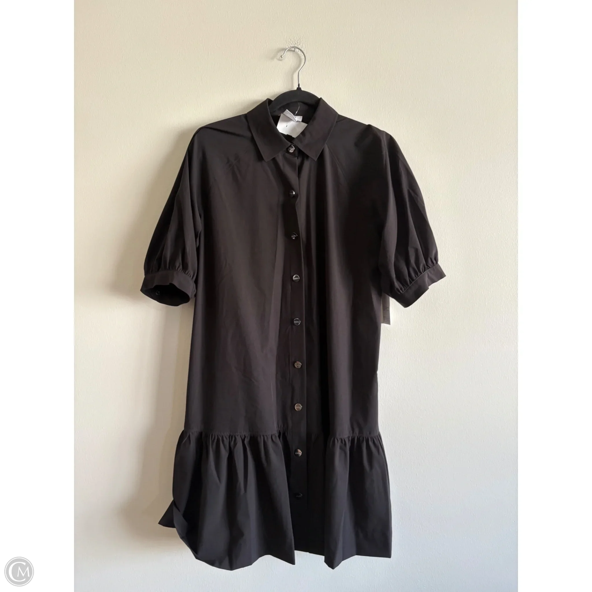 Dress Casual Midi By Dkny In Black, Size: 4 - Image 1