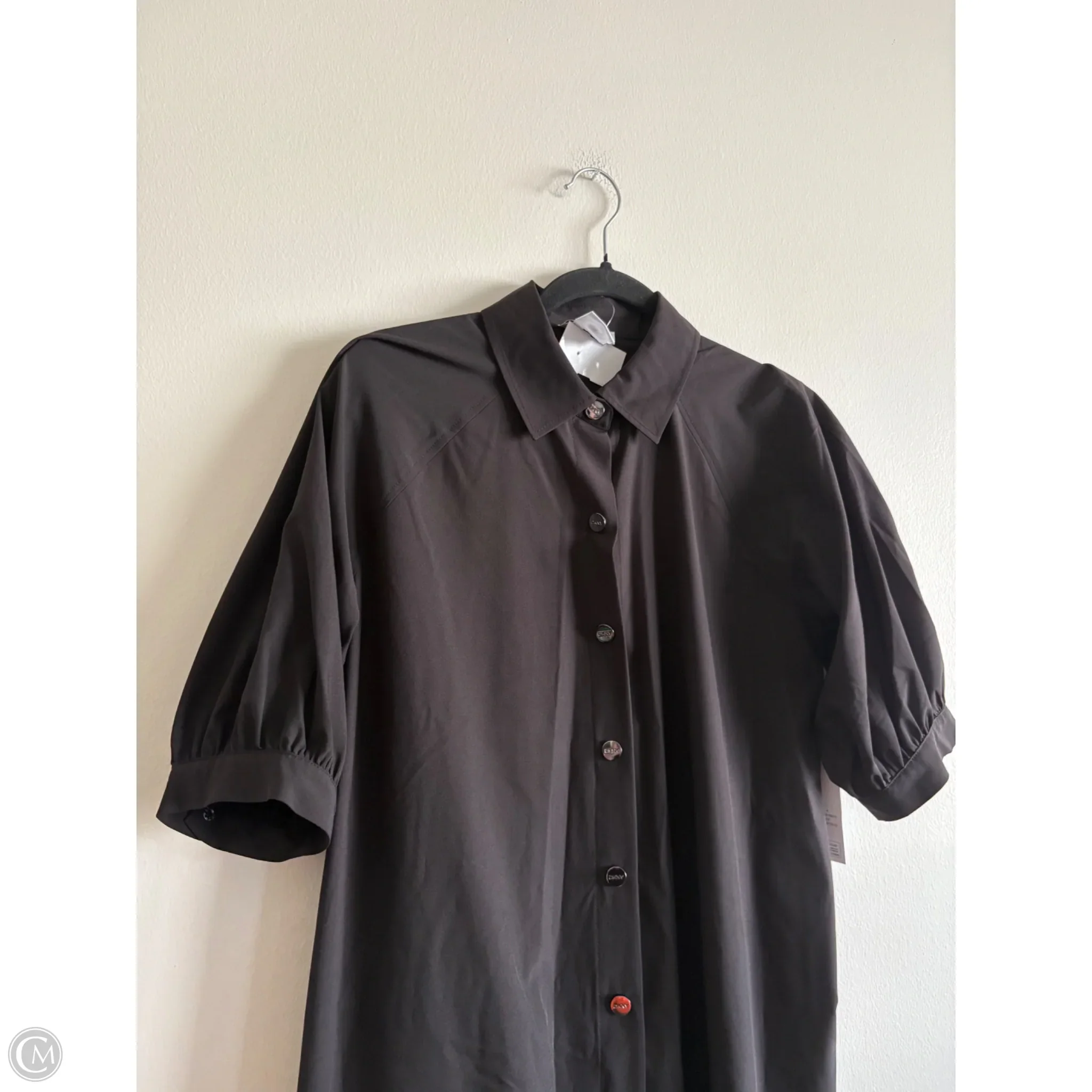 Dress Casual Midi By Dkny In Black, Size: 4 - Image 3