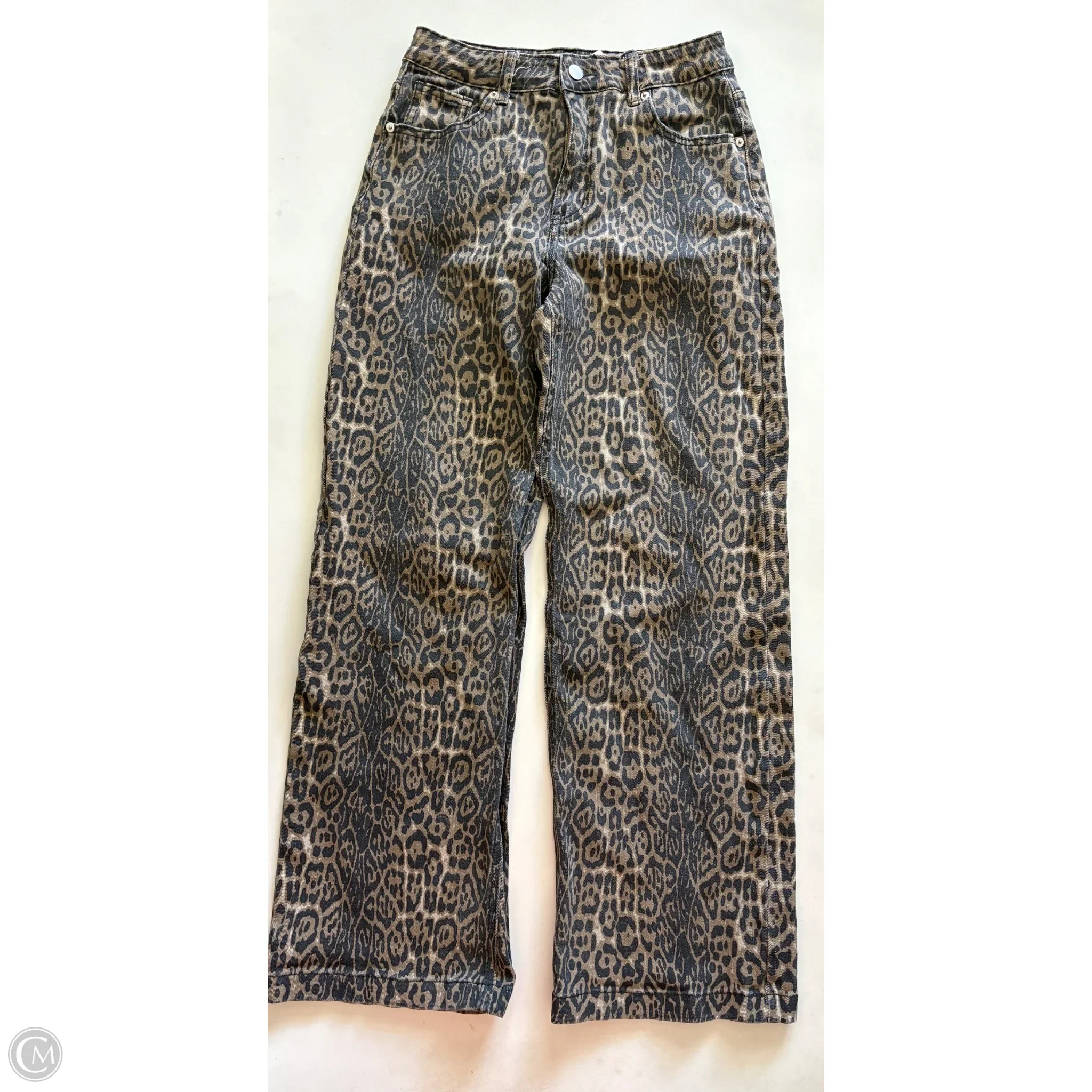 Jeans Wide Leg By Cmc In Animal Print, Size: 6 - Image 1