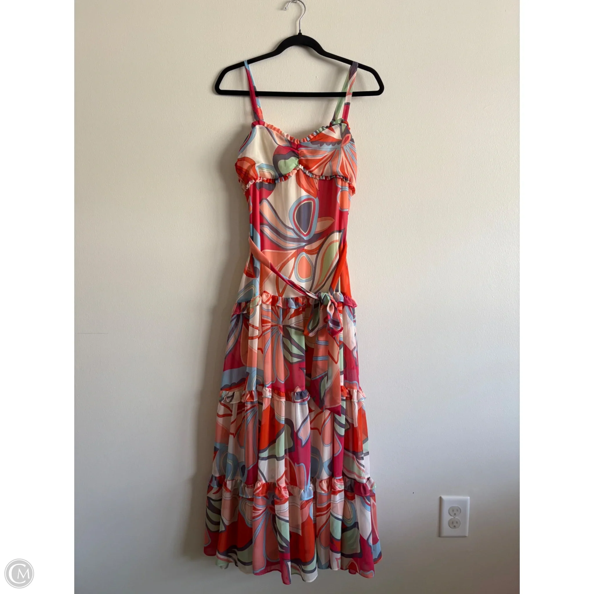 Dress Casual Maxi By Cmb In Multi-colored, Size: S - Image 1