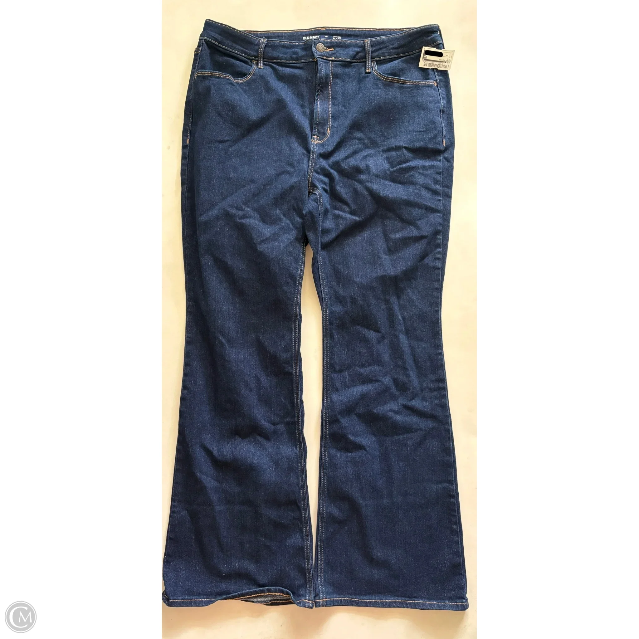 Jeans Flared By Old Navy In Blue, Size: 16 - Image 1