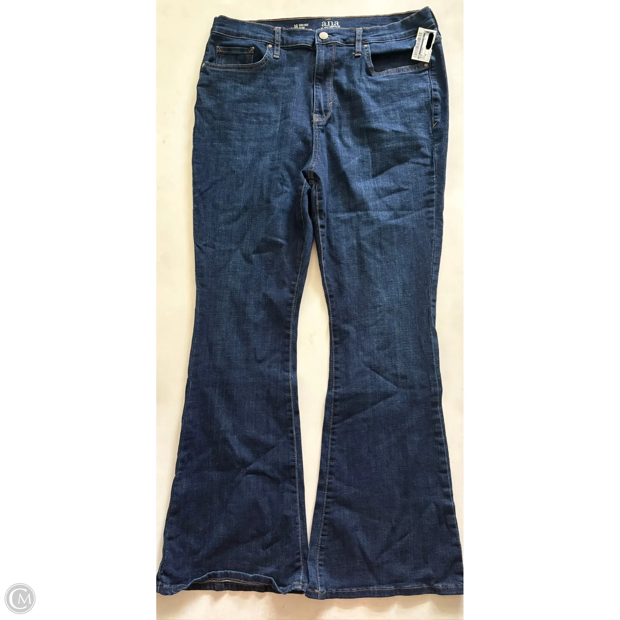 Jeans Flared By Ana In Blue, Size: 16 - Image 1