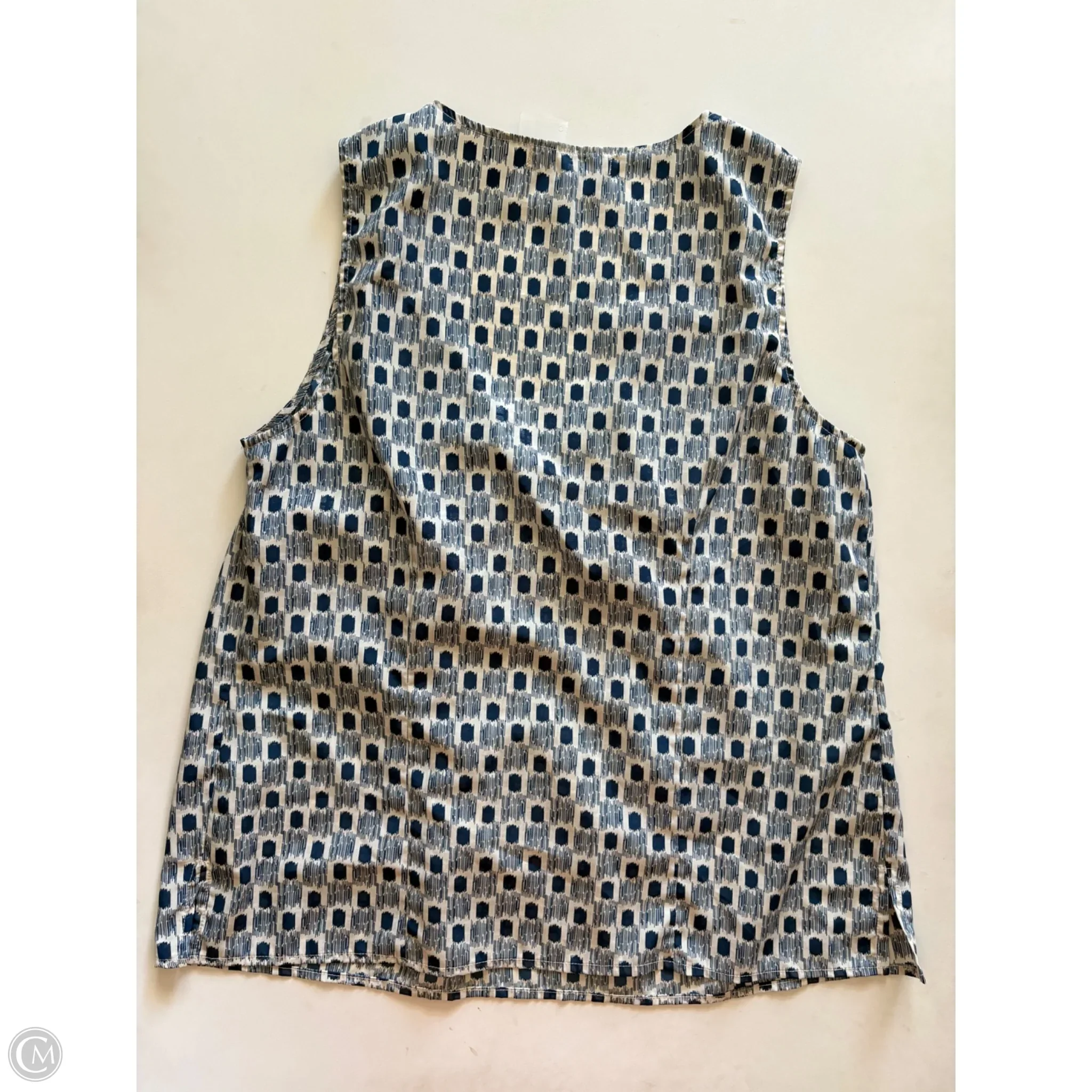 Tank Top By Ellen Tracy In Blue, Size: M - Image 2