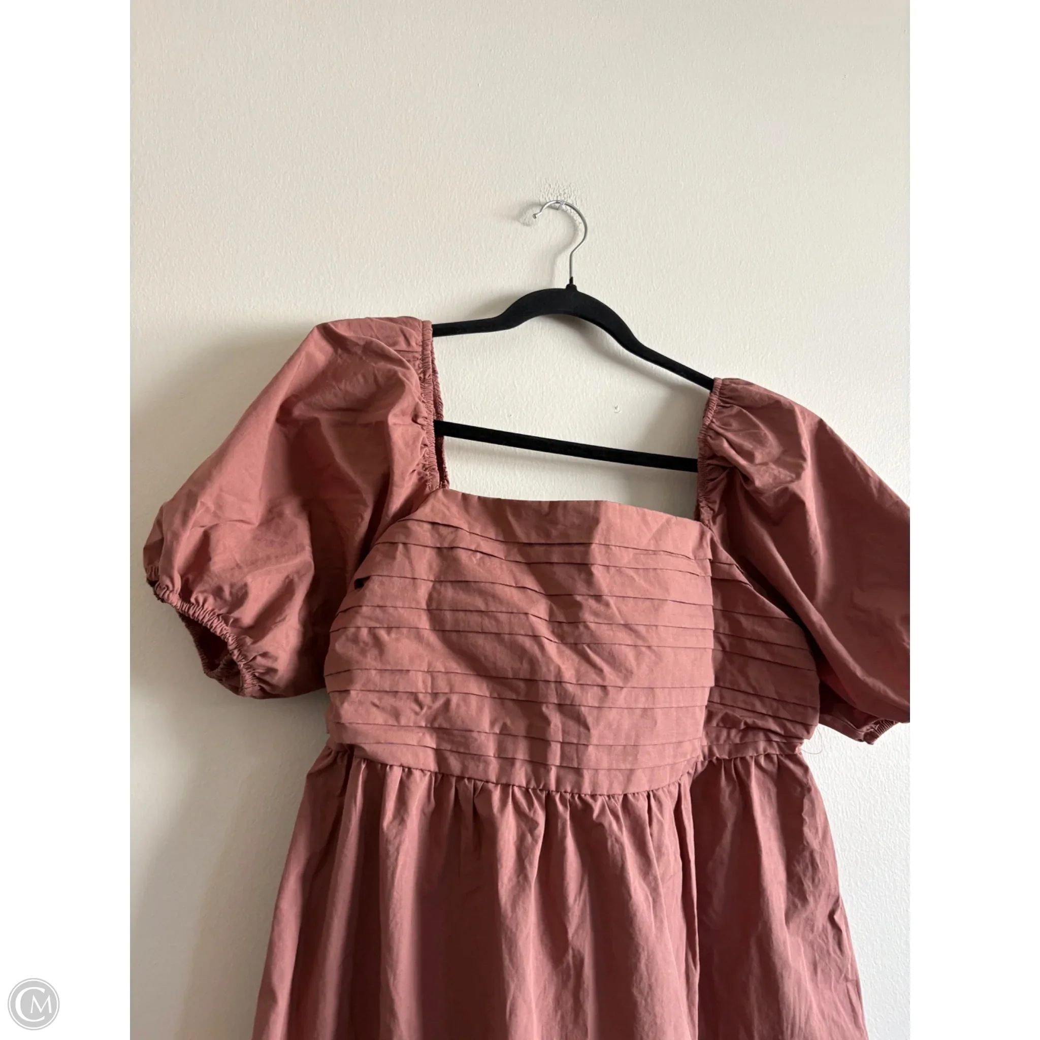 Dress Casual Midi By And Now This In Brown, Size: Xl - Image 3