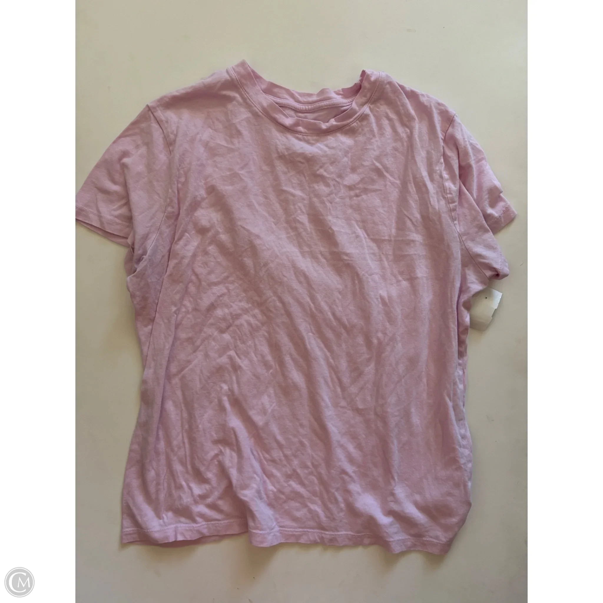 Top Short Sleeve By A New Day In Pink, Size: Xl - Image 1