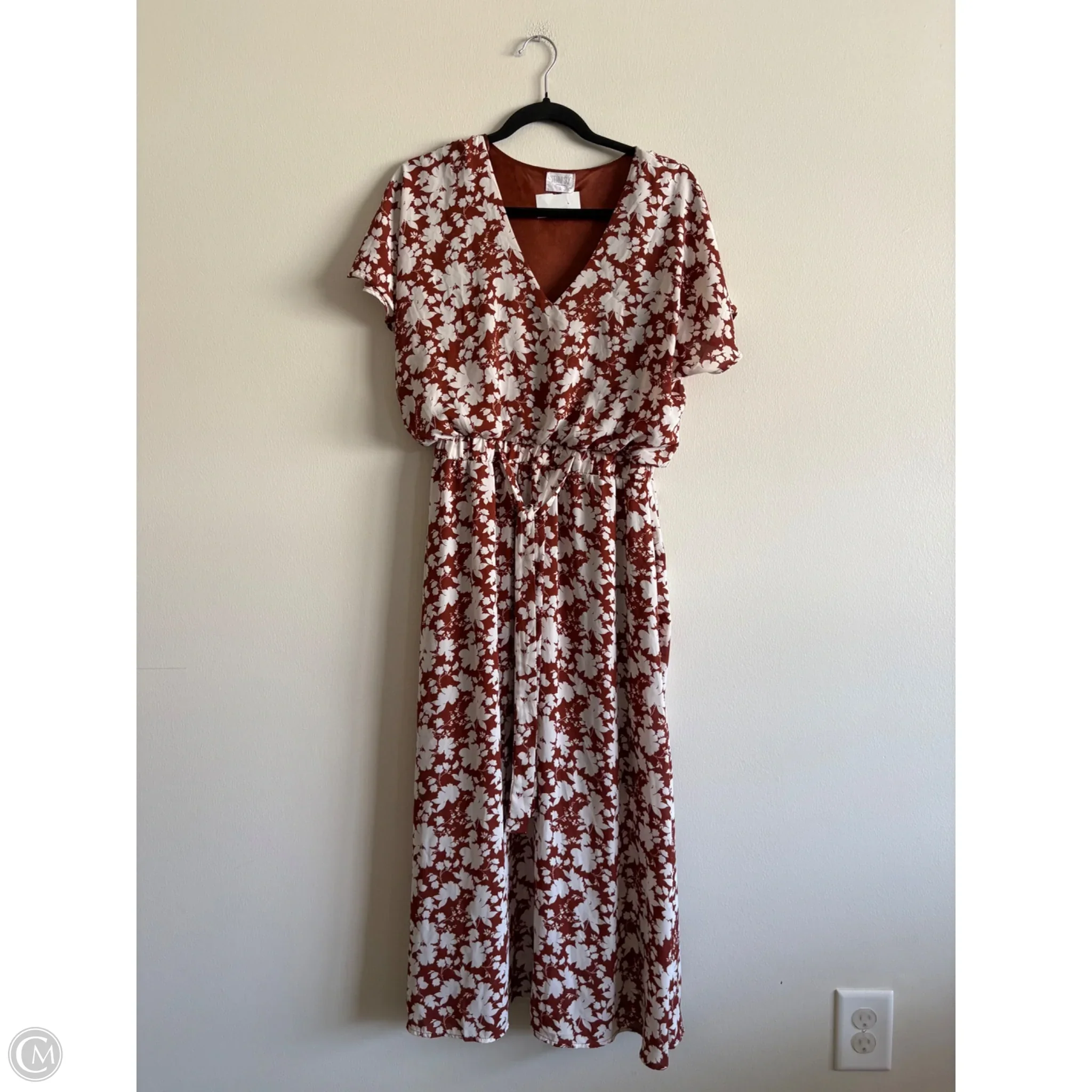 Dress Casual Maxi By Sienna Sky In Brown, Size: L - Image 1