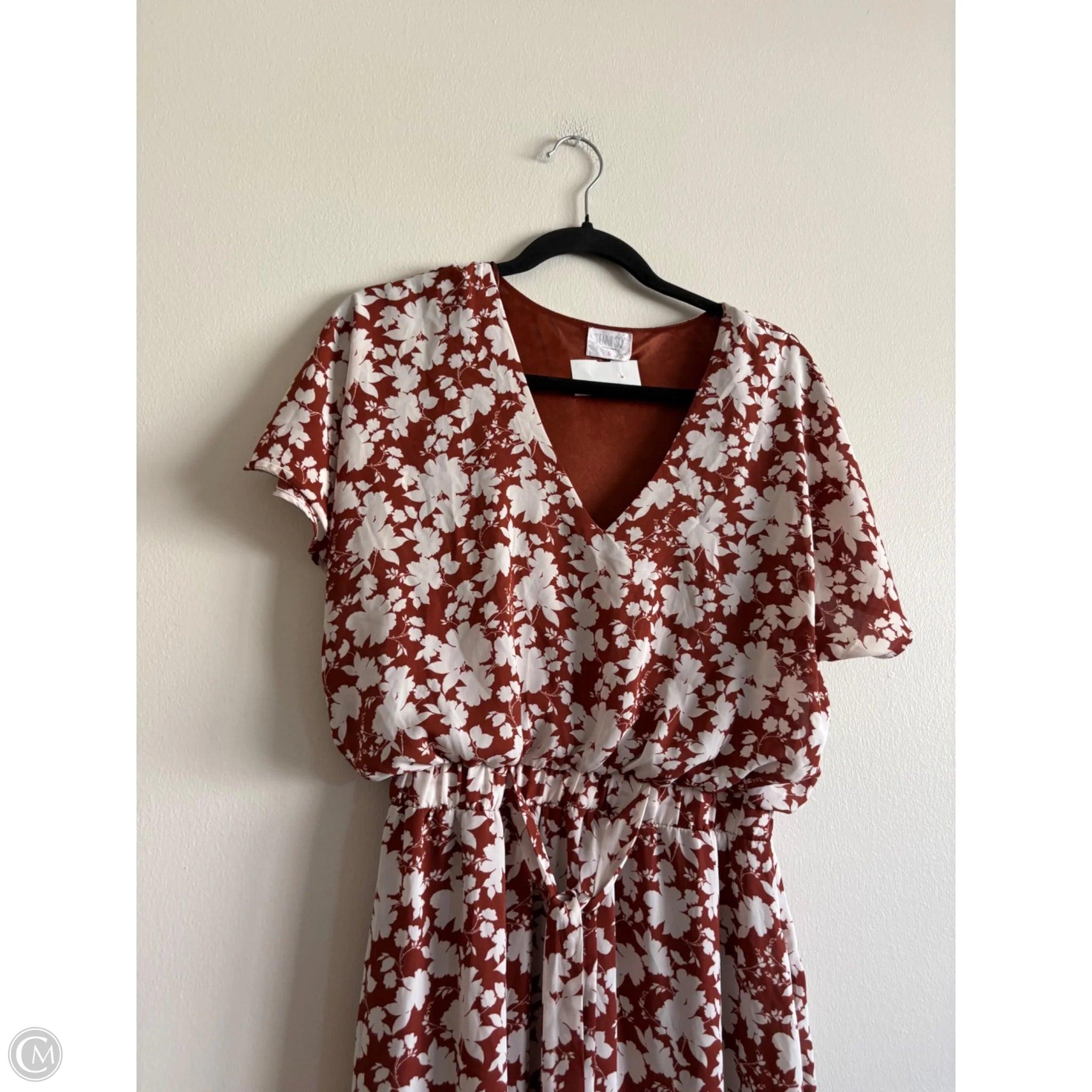 Dress Casual Maxi By Sienna Sky In Brown, Size: L - Image 3