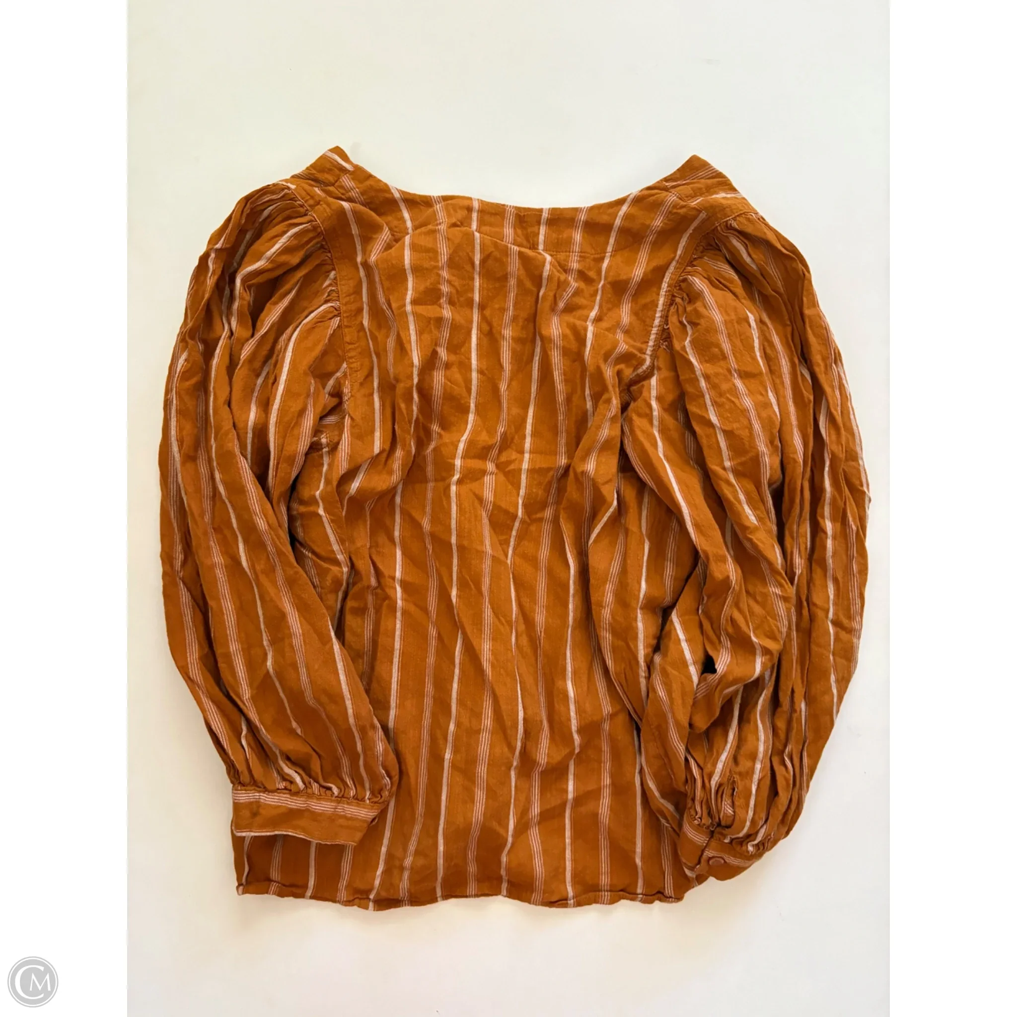 Top Long Sleeve By Ana In Striped Pattern, Size: M - Image 2