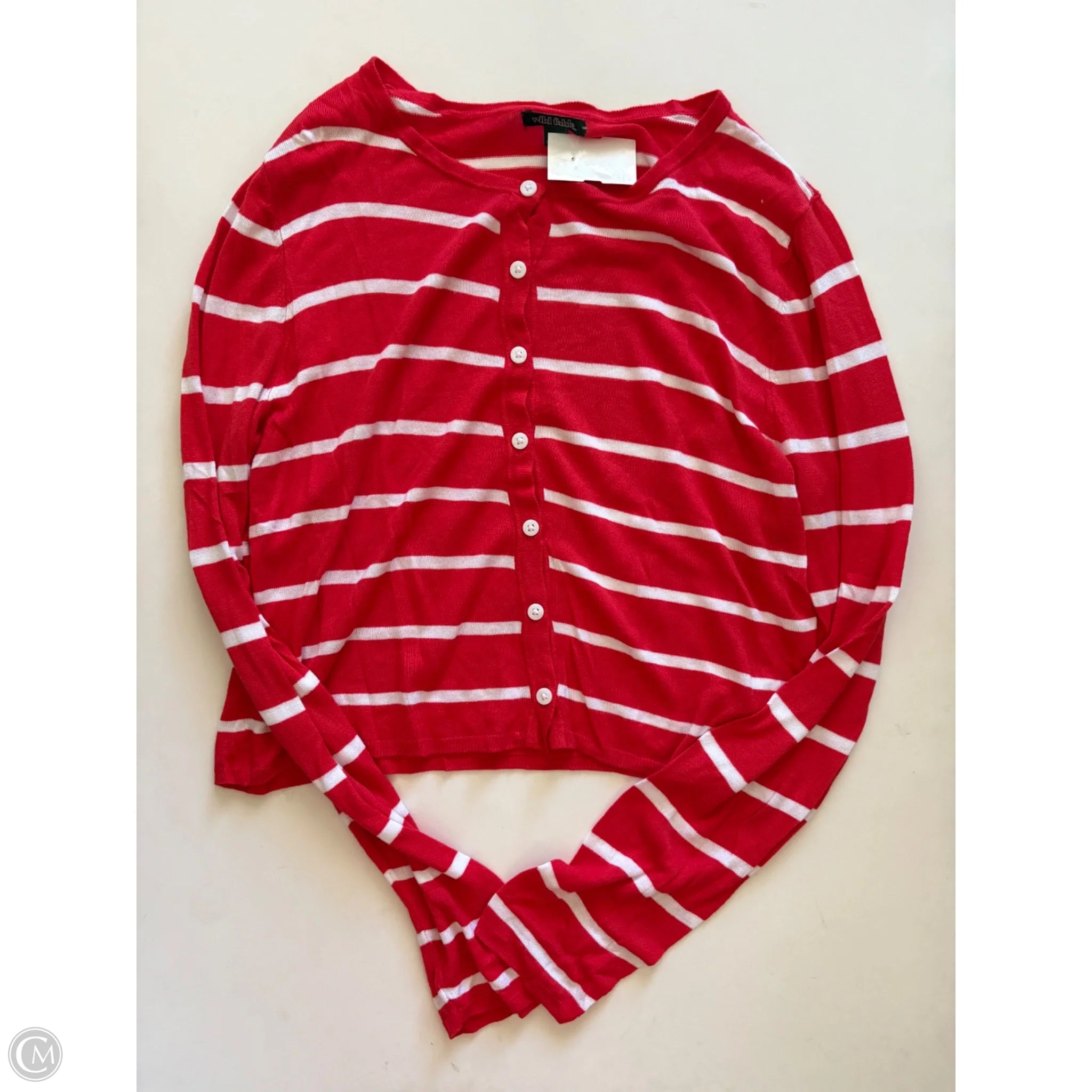 Sweater By Wild Fable In Striped Pattern, Size: L - Image 1