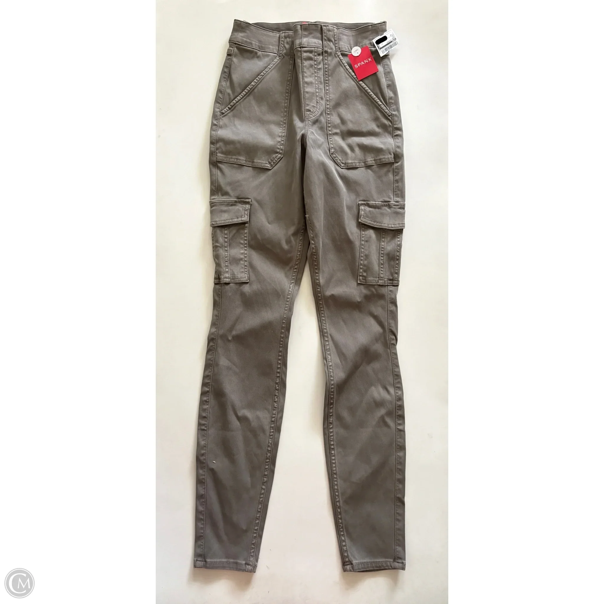 Jeans Straight By Spanx In Grey, Size: M - Image 1