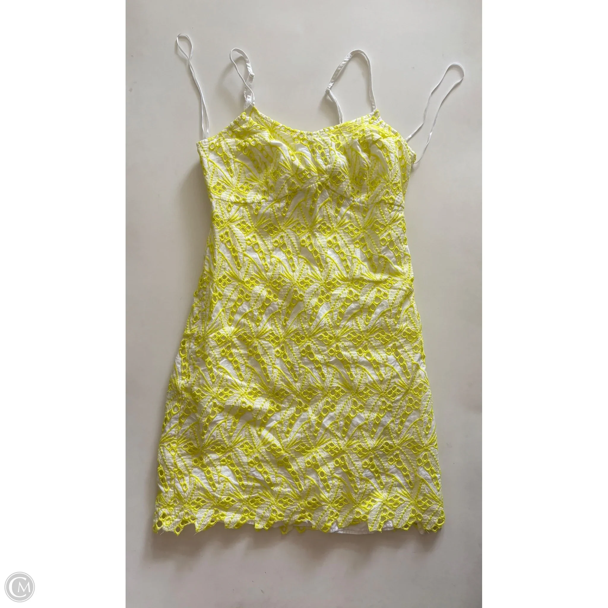 Dress Party Short By Crown And Ivy In Yellow, Size: 4 - Image 1