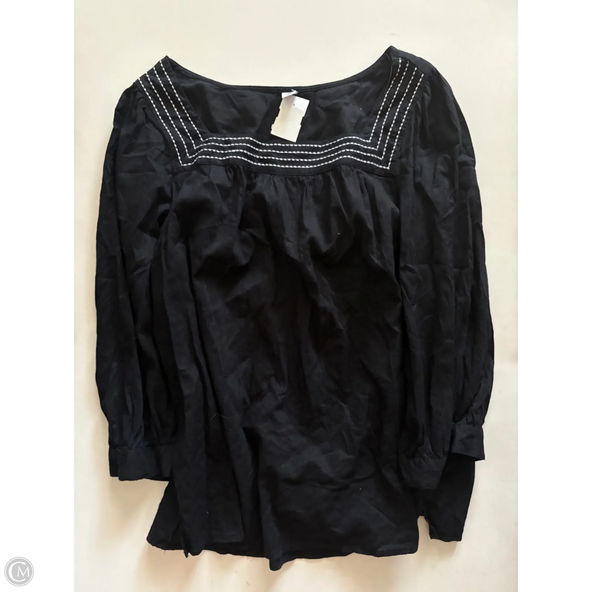 Top Long Sleeve By Old Navy In Black, Size: Xl - Image 1