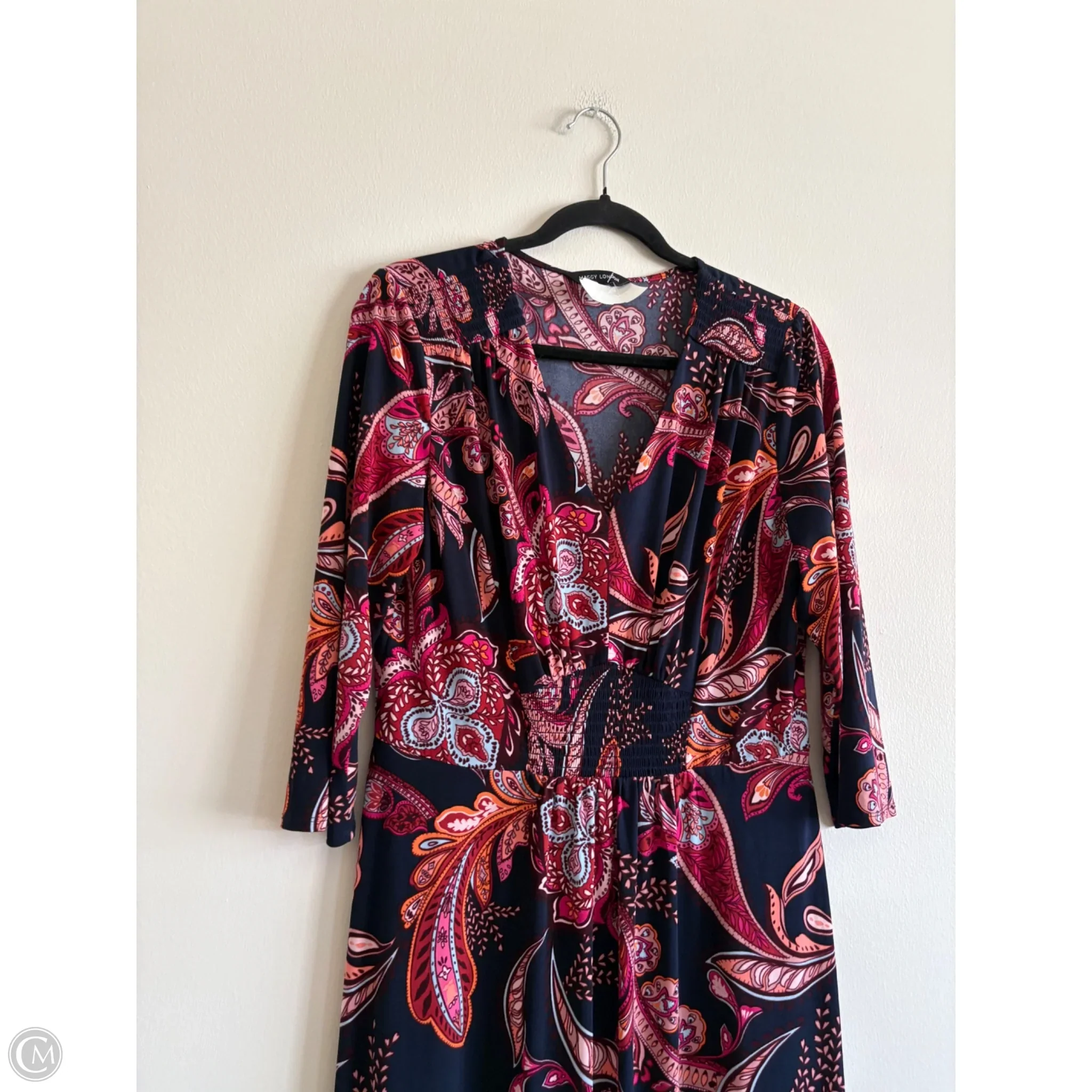 Dress Casual Maxi By Maggy London In Floral Print, Size: 14 - Image 3