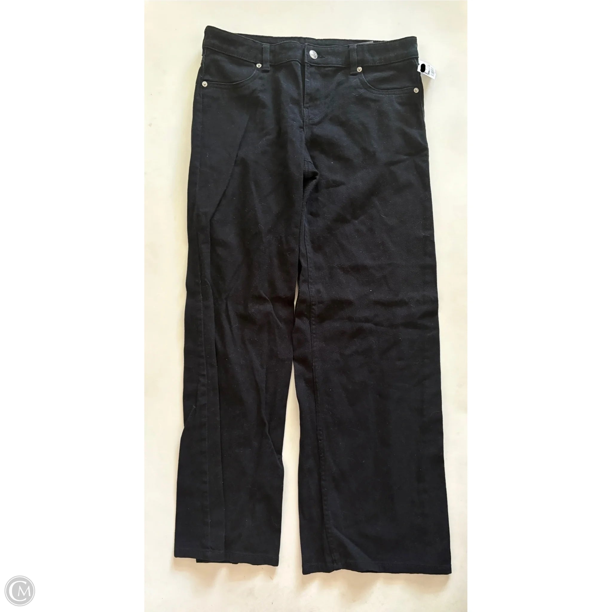 Jeans Wide Leg By Divided In Black, Size: 6 - Image 1