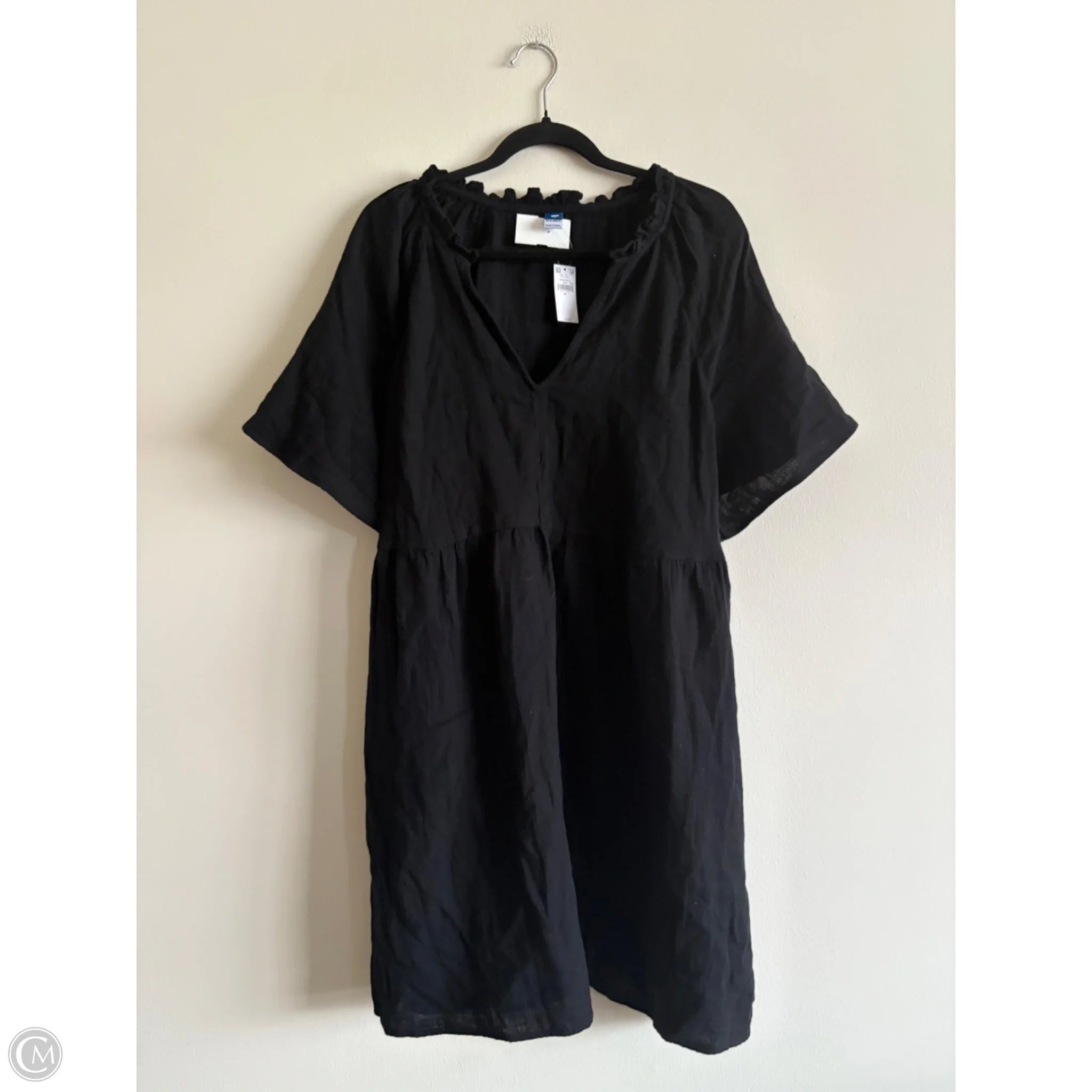 Dress Casual Midi By Old Navy In Black, Size: Xl - Image 1