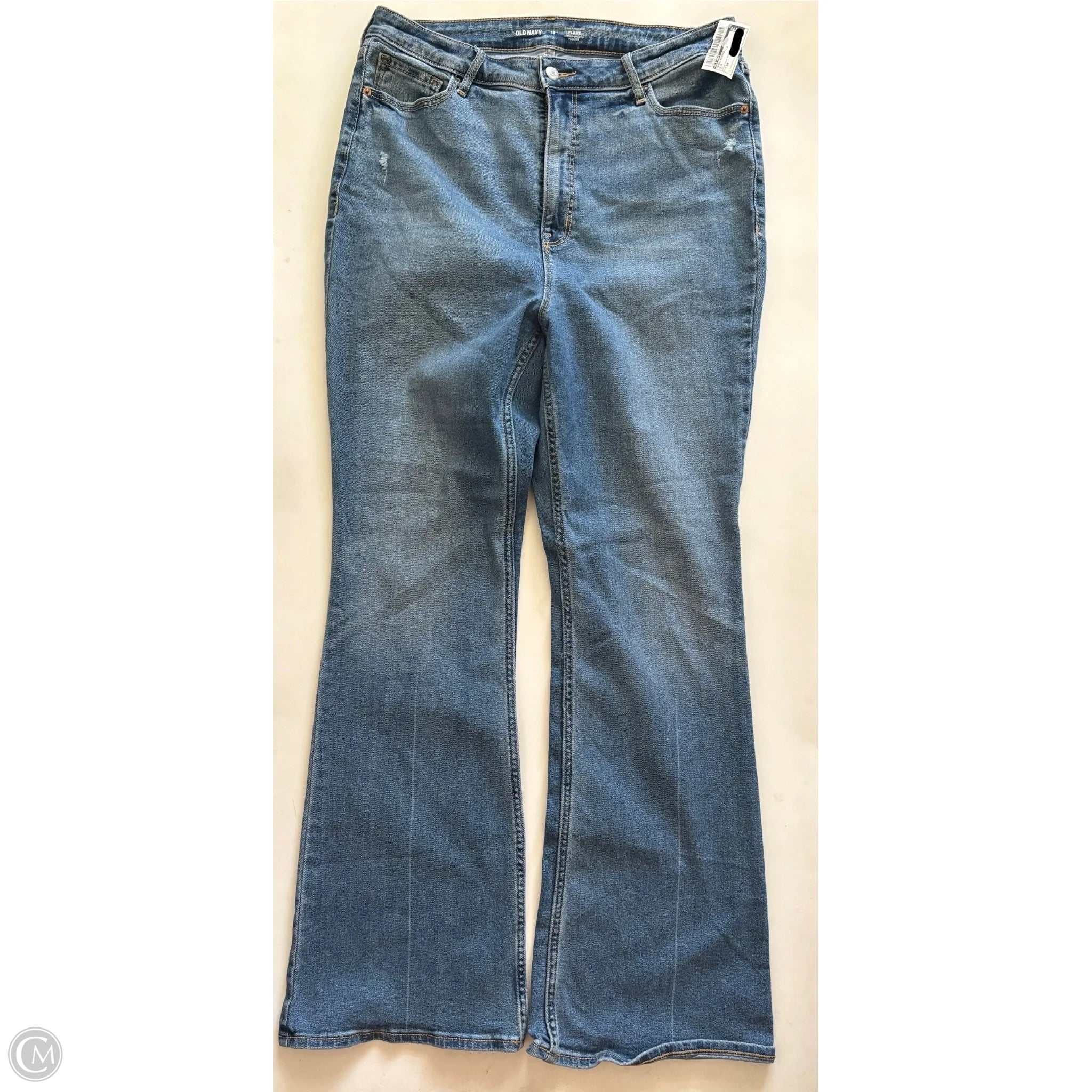Jeans Flared By Old Navy In Blue, Size: 14 - Image 1