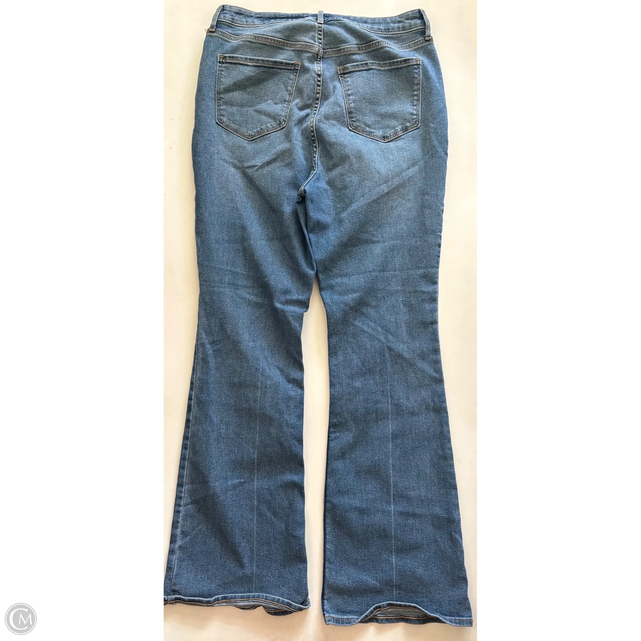 Jeans Flared By Old Navy In Blue, Size: 14 - Image 2