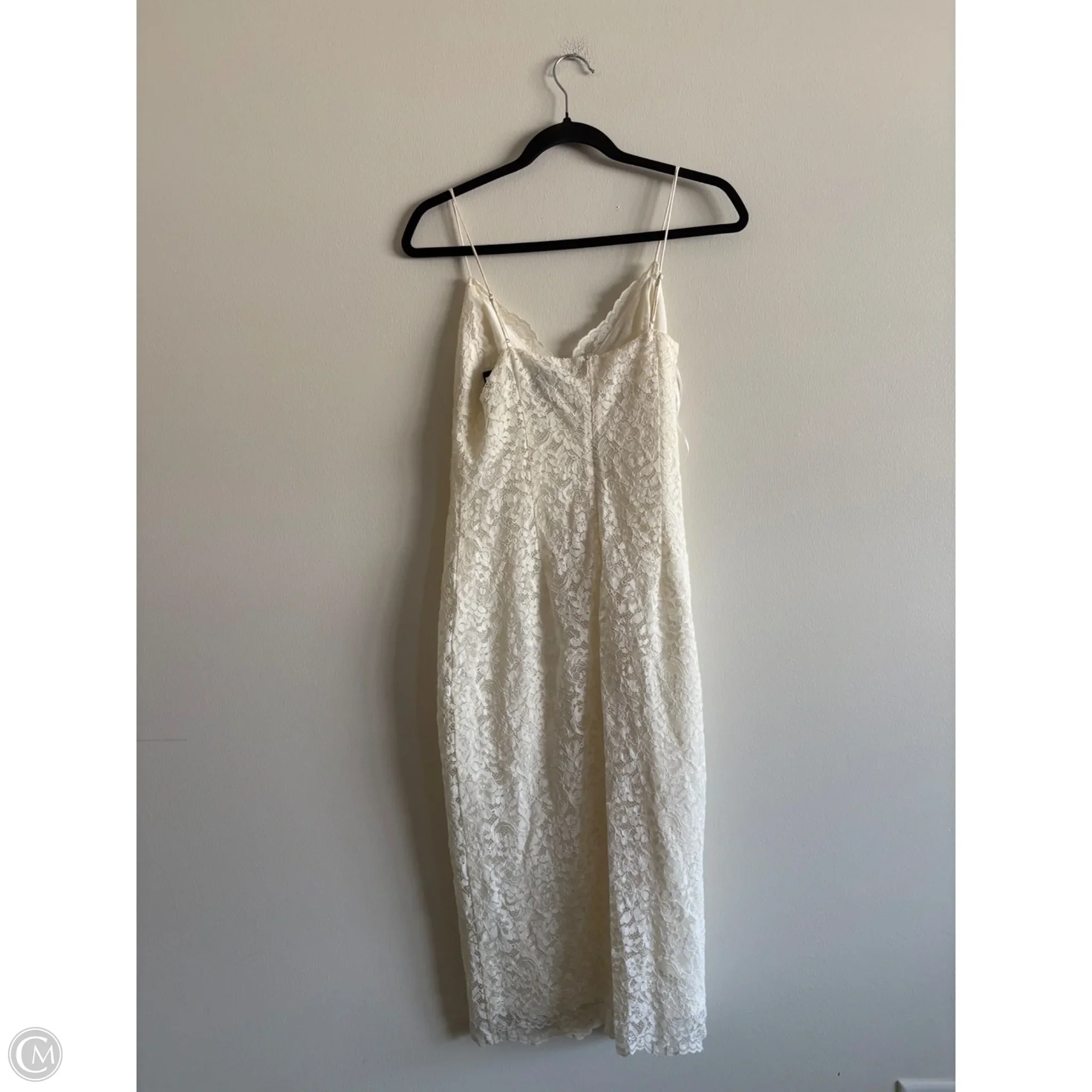 Dress Party Midi By Express In Cream, Size: M - Image 2