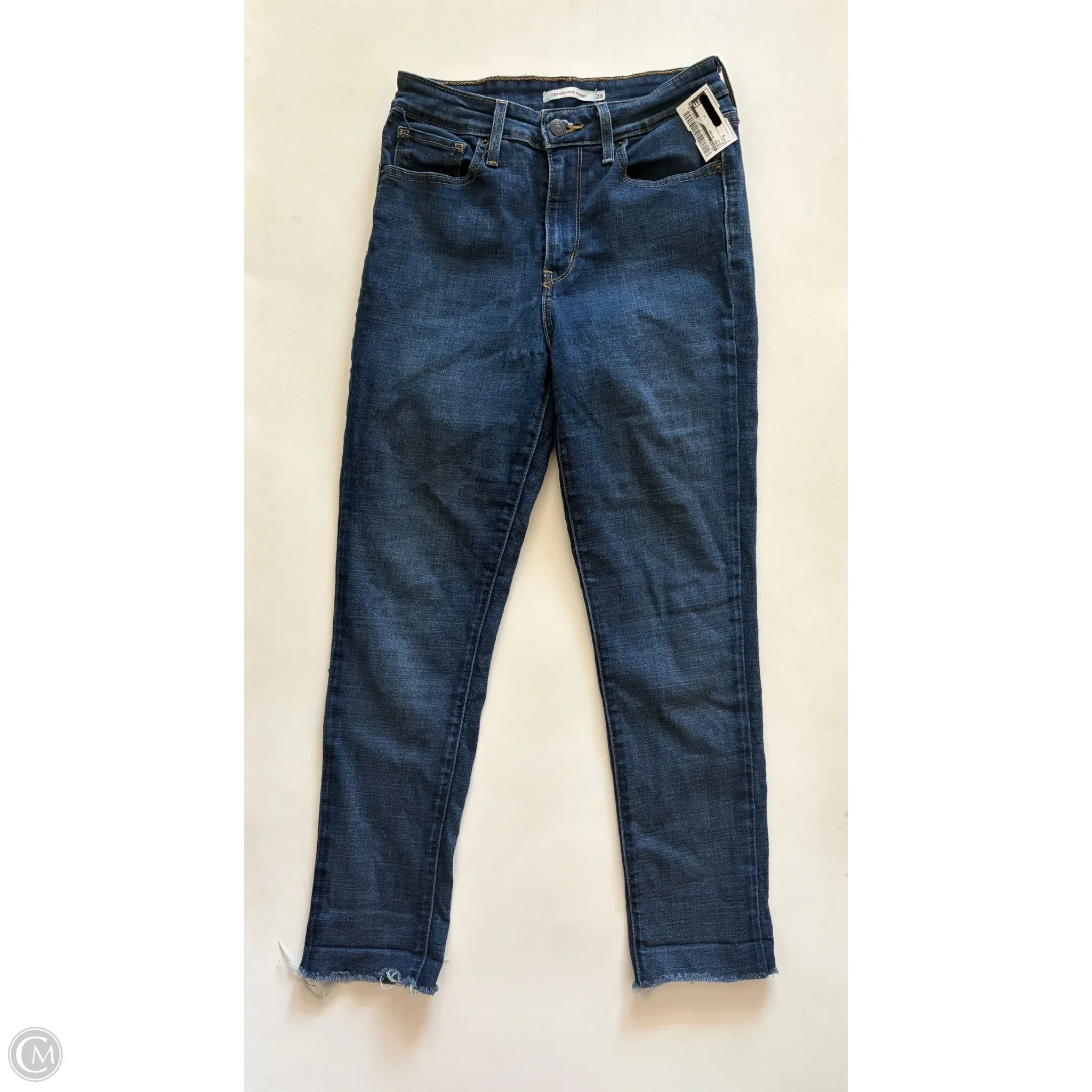 Jeans Skinny By Levis In Blue, Size: 6 - Image 1